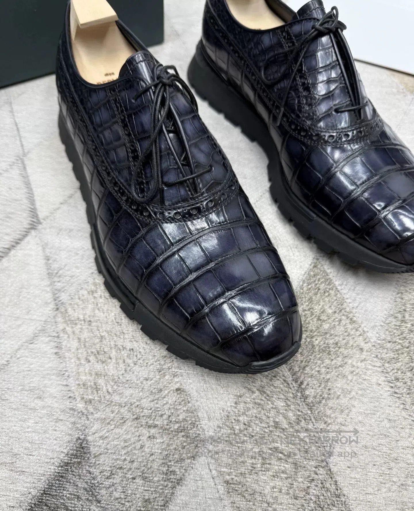 Berluti Berluti Fast Track Crocodile Leather Shoes. Size US 11.5 / EU 44-45 - 4 Thumbnail