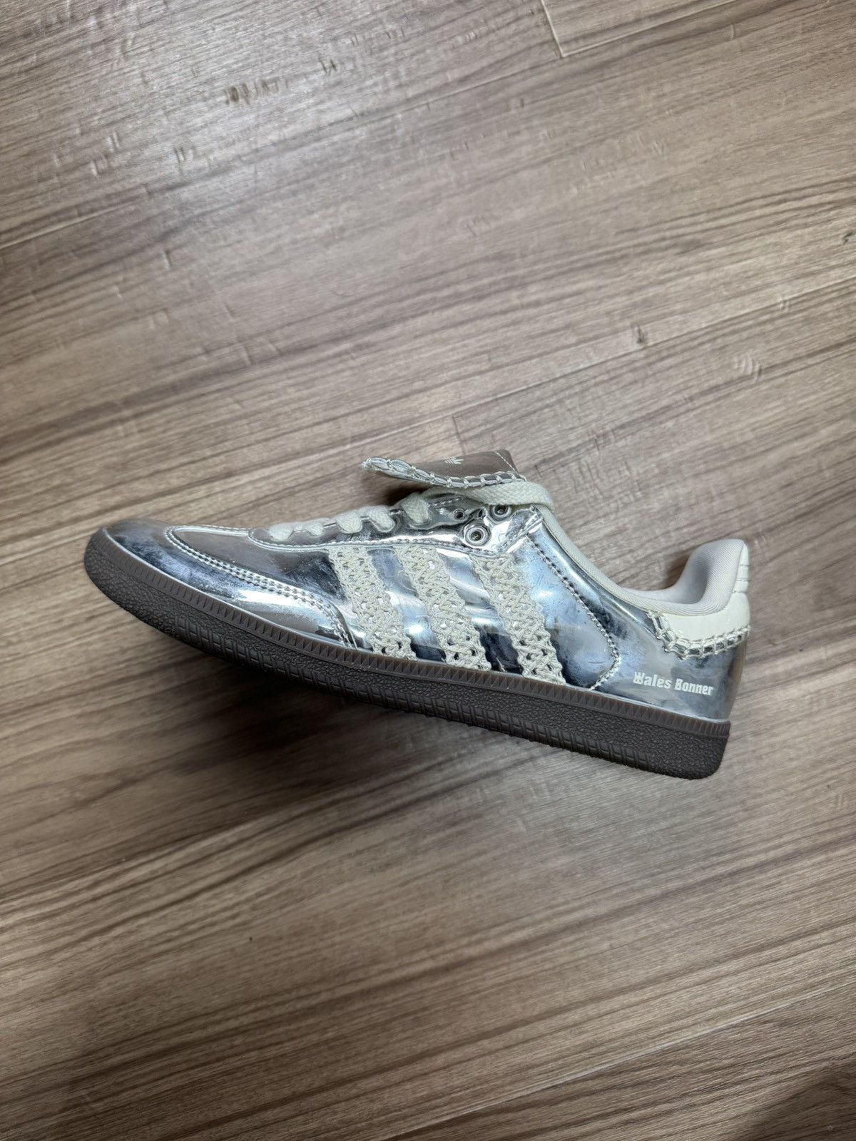 Wales Bonner Wales Bonner x adidas Samba Silver Metallic Size US 8 / EU 41 - 6 Thumbnail