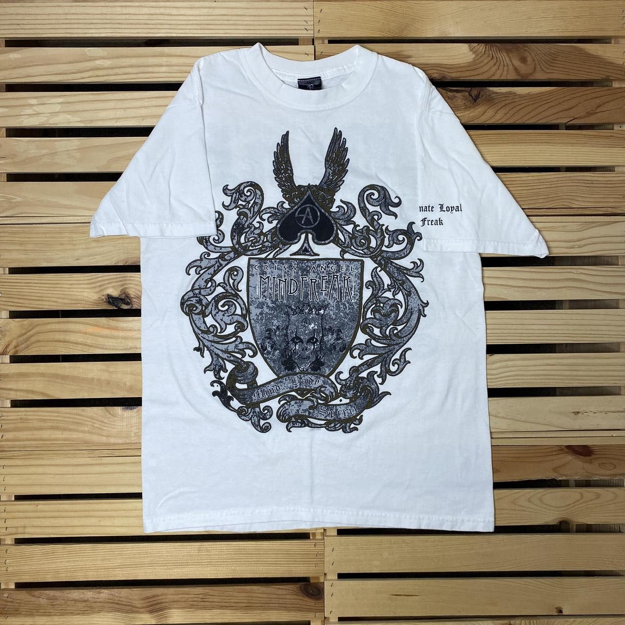 Anvil Vintage Criss Angel Mind Freak White Y2K Tee Size Medium Size US M / EU 48-50 / 2 - 1 Thumbnail