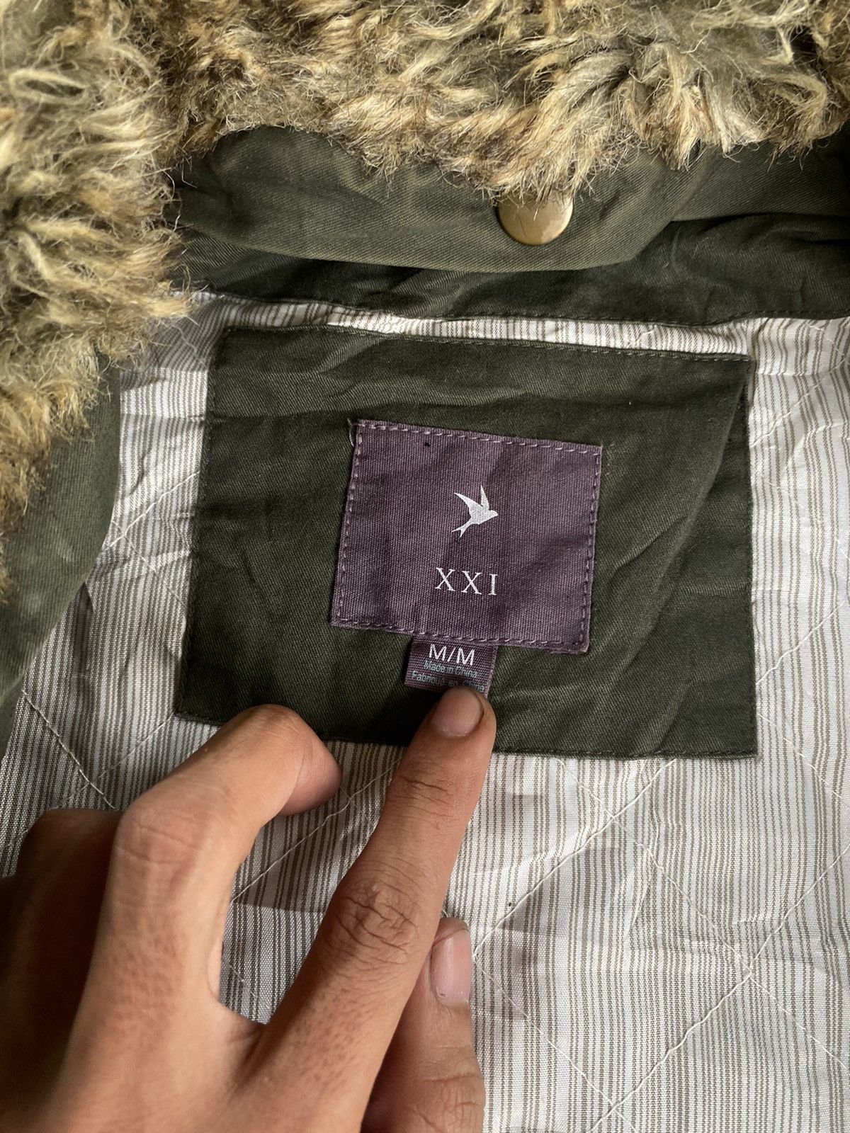 If Six Was Nine × Le Grande Bleu (L.G.B.) × Vintage XXI like LGB GOA vintage with fur Size US M / EU 48-50 / 2 - 6 Thumbnail
