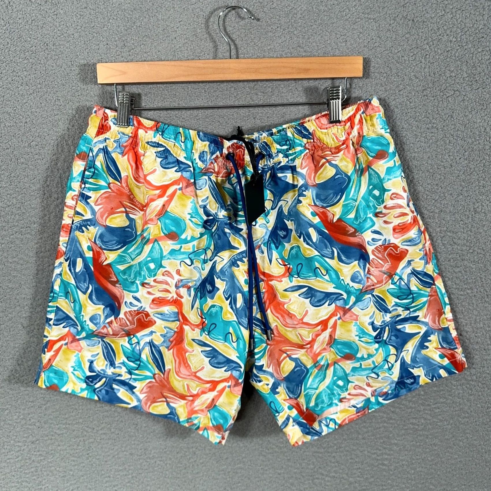 Rodd & Gunn Rodd & Gunn Swim Trunks Mens L Multicolor MT Wellington 6.3" Lined Shorts Trunks Beach Vacation Pockets Drawstring Elastic Waist Above-the-Knee Size US 33 - 2 Thumbnail