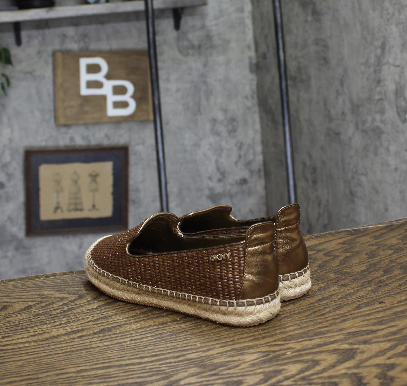 DKNY Dkny Mallandra Espadrille Flats K1520470 Brown / Bronze 6m Size US 6 / IT 36 - 2 Thumbnail