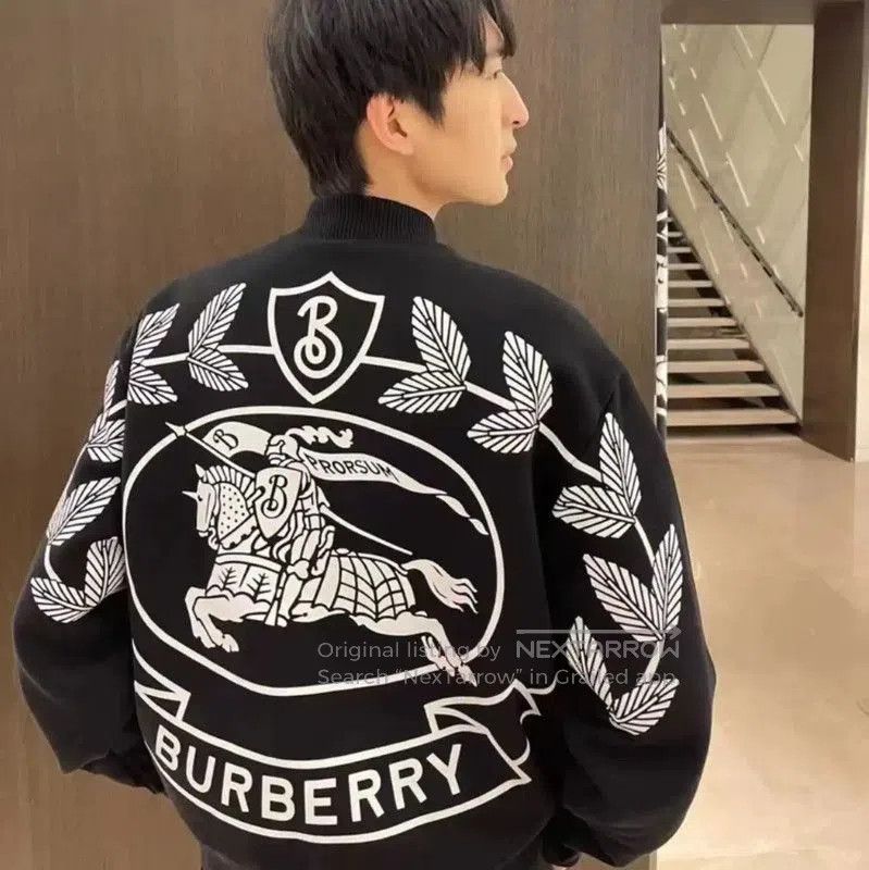 Burberry Burberry Black Men's Bomber Jacket Size S. Size US S / EU 44-46 / 1 - 8 Thumbnail