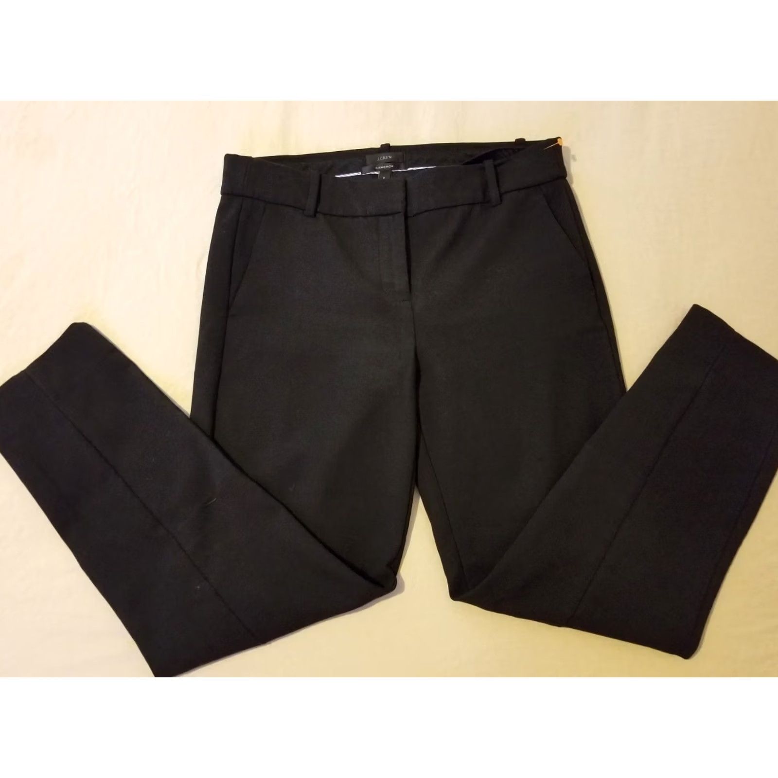 J.Crew J. Crew Pants Dress Pants Black Size 6 Slack Chino Trouser Khaki Womens Size 28" / US 6 / IT 42 - 2 Thumbnail