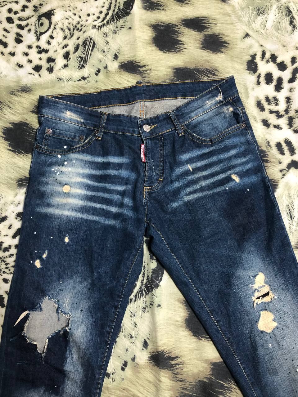 Dsquared2 Dsquared2 Distressed Cropped Denim Size US 34 / EU 50 - 10 Thumbnail