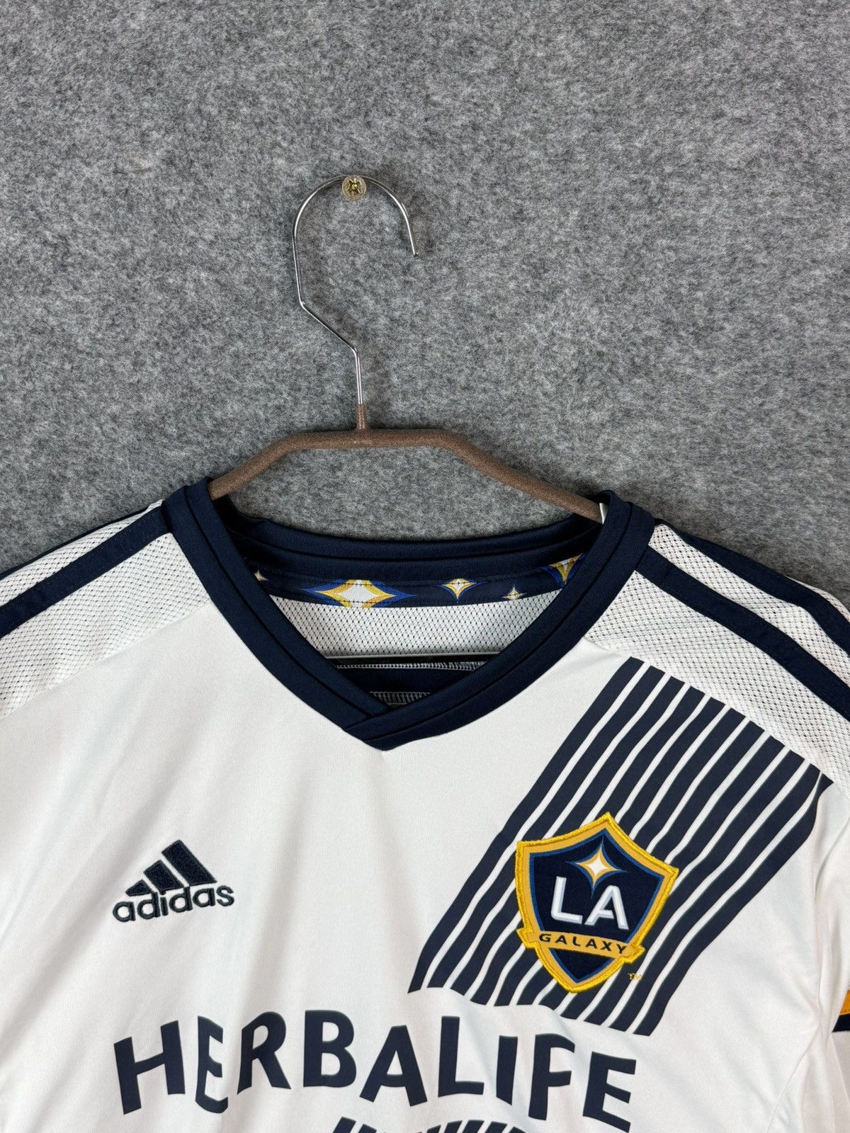 Adidas Adidas Los Angels Galaxy #31 Wolverton 2014/15 Home jersey Size US L / EU 52-54 / 3 - 5 Thumbnail