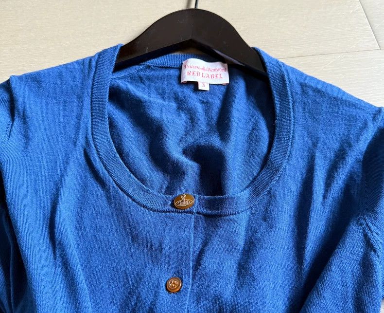 Vivienne Westwood Vivienne Westwood size3 Clayblue knit cardigan Size L / US 10 / IT 46 - 5 Thumbnail