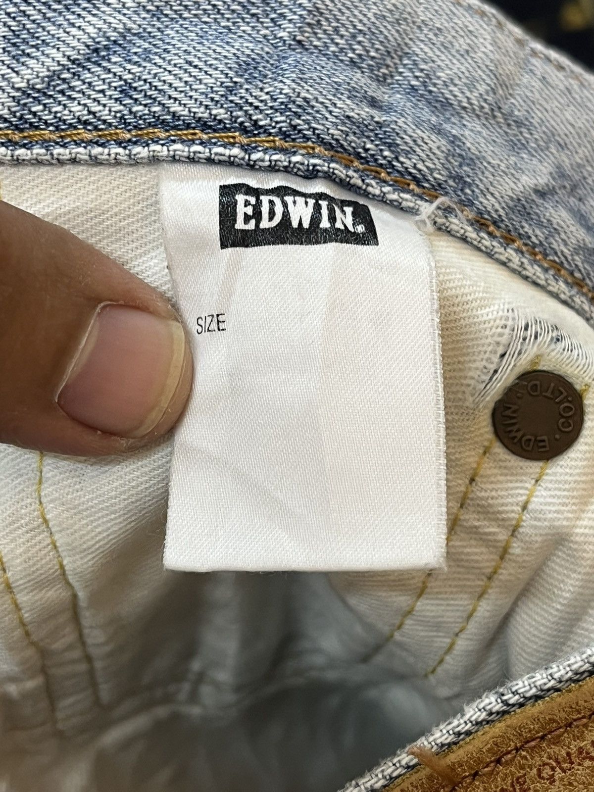 Edwin × Japanese Brand Vintage Edwin 505zx Selvedge Faded Denim Size US 32 / EU 48 - 10 Thumbnail