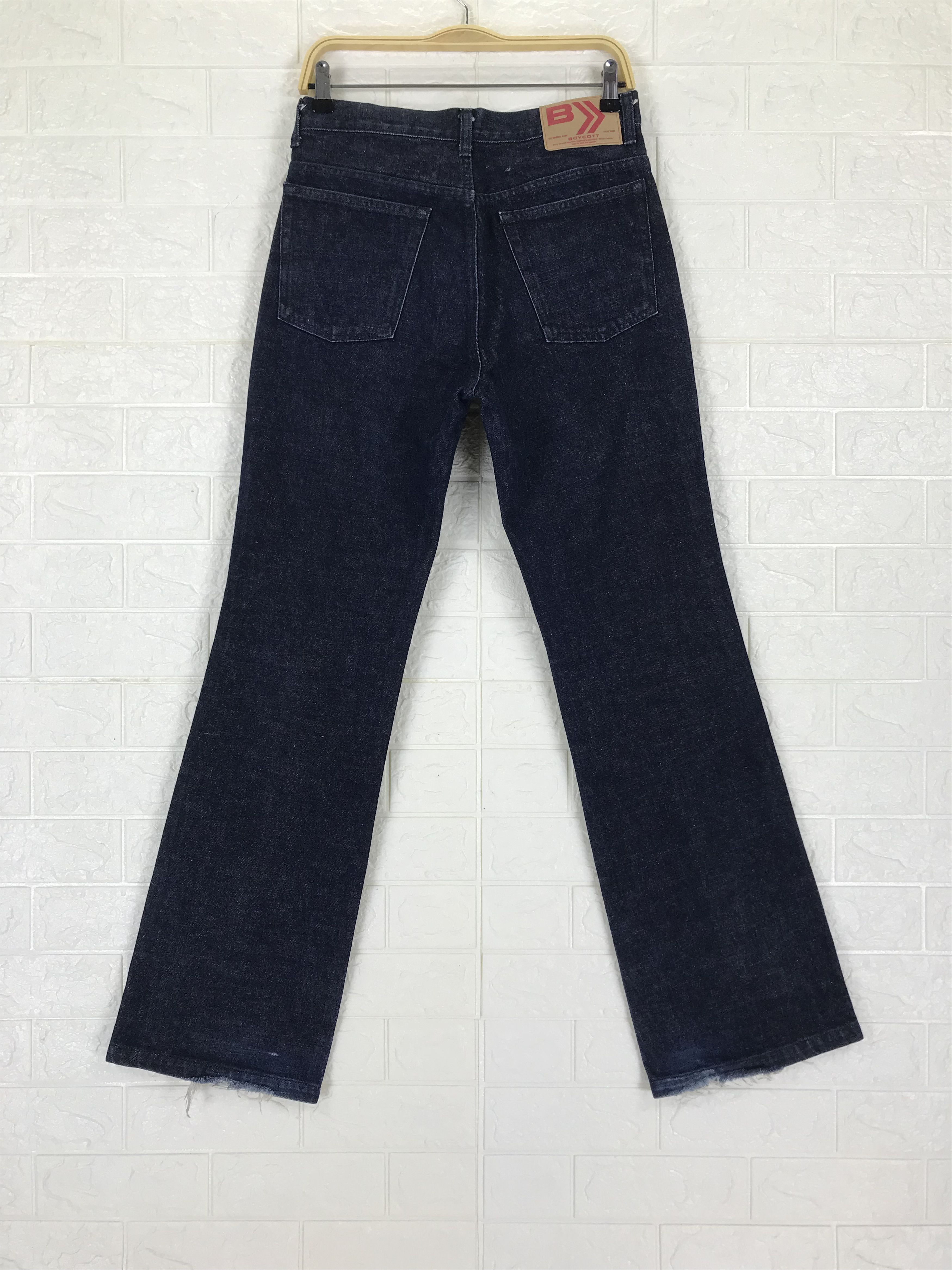 Boycott Vintage Boycott Japan Crazy Flare Blue Jeans Size US 30 / EU 46 - 5 Thumbnail
