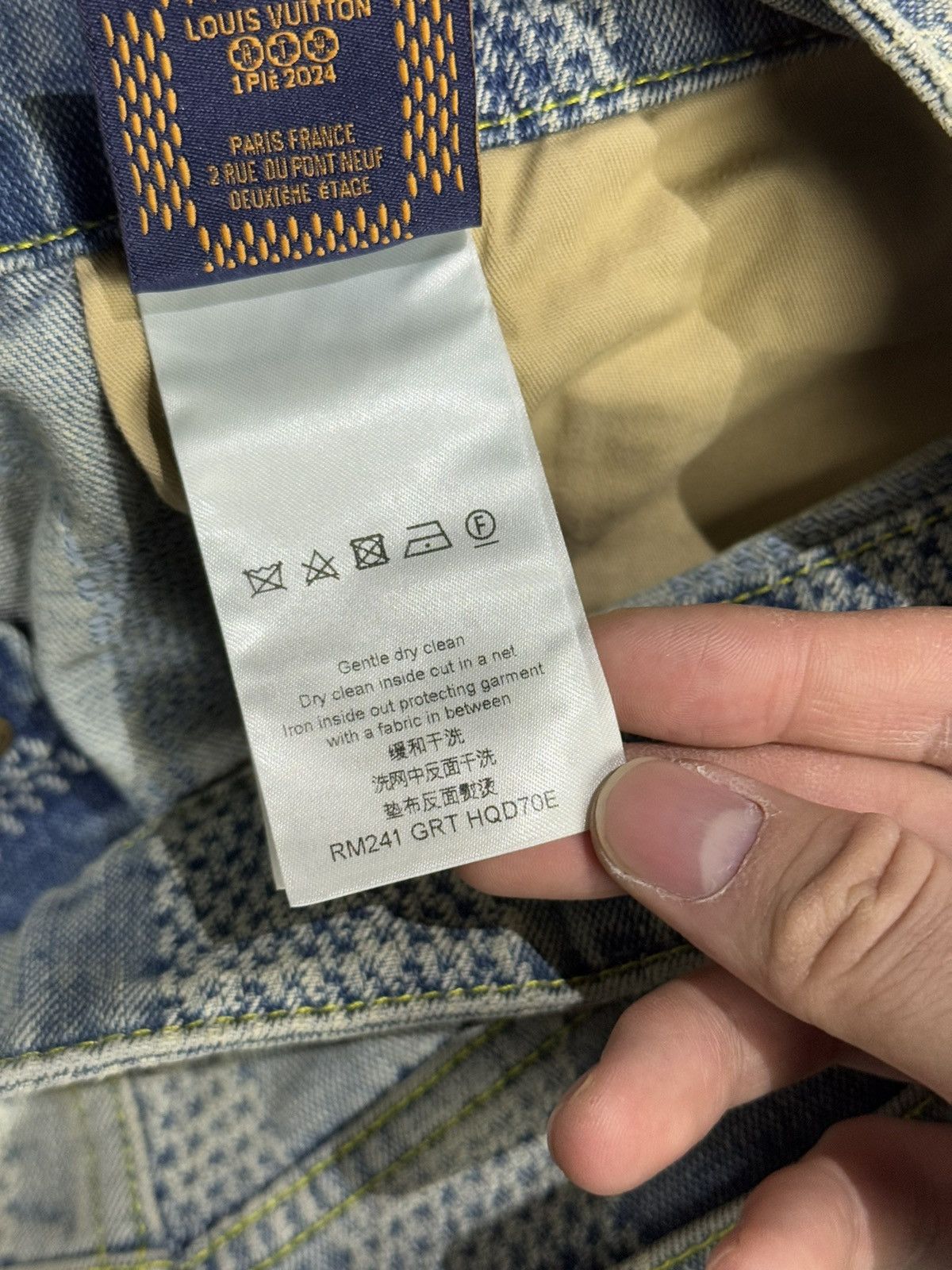 Louis Vuitton Louis Vuitton 24ss denim pants Size US 31 - 7 Thumbnail