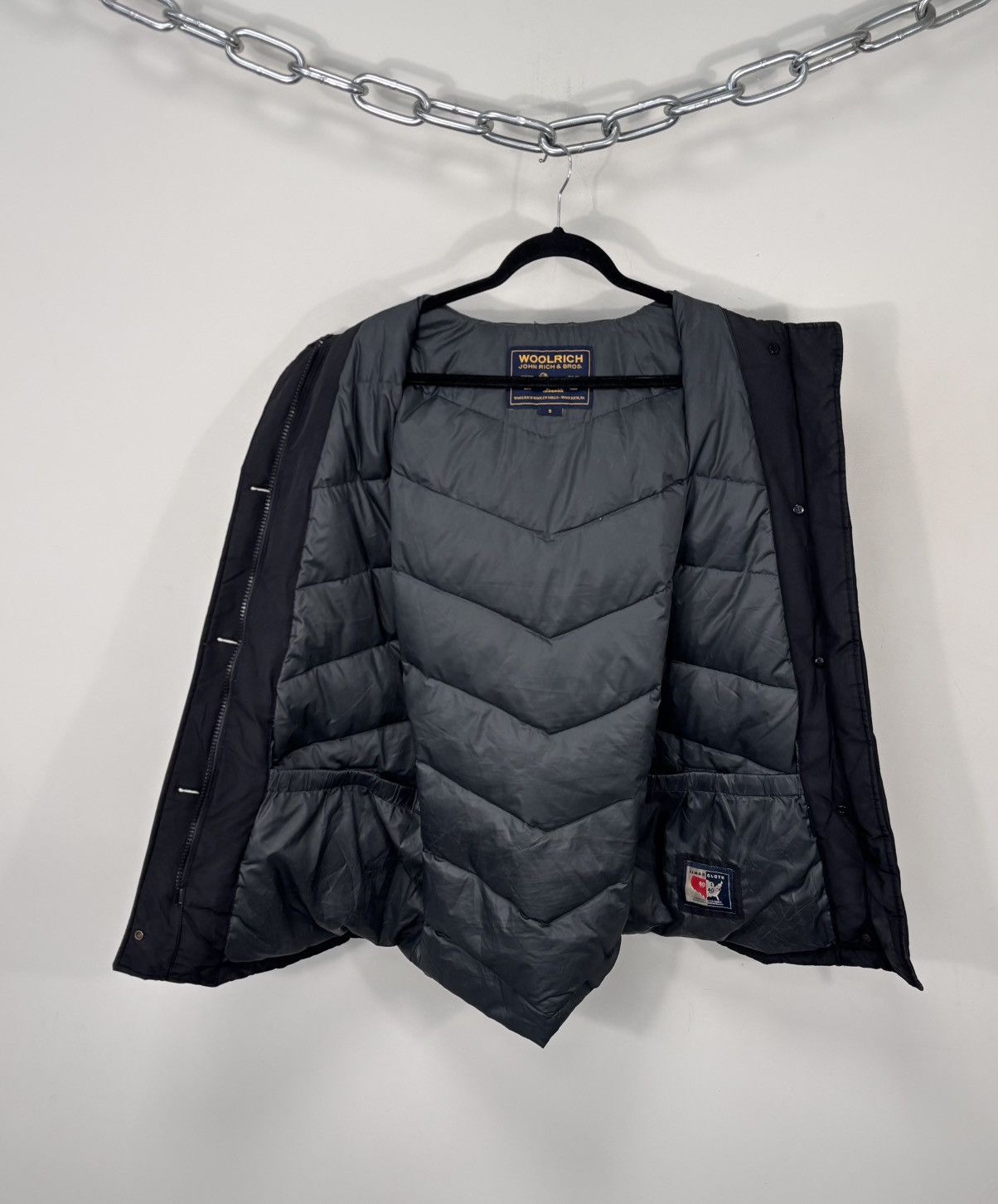Woolrich Woolen Mills Woolrich Women’s Black Ramar Cloth Arctic Parka Jacket Coat Size S / US 4 / IT 40 - 2 Thumbnail