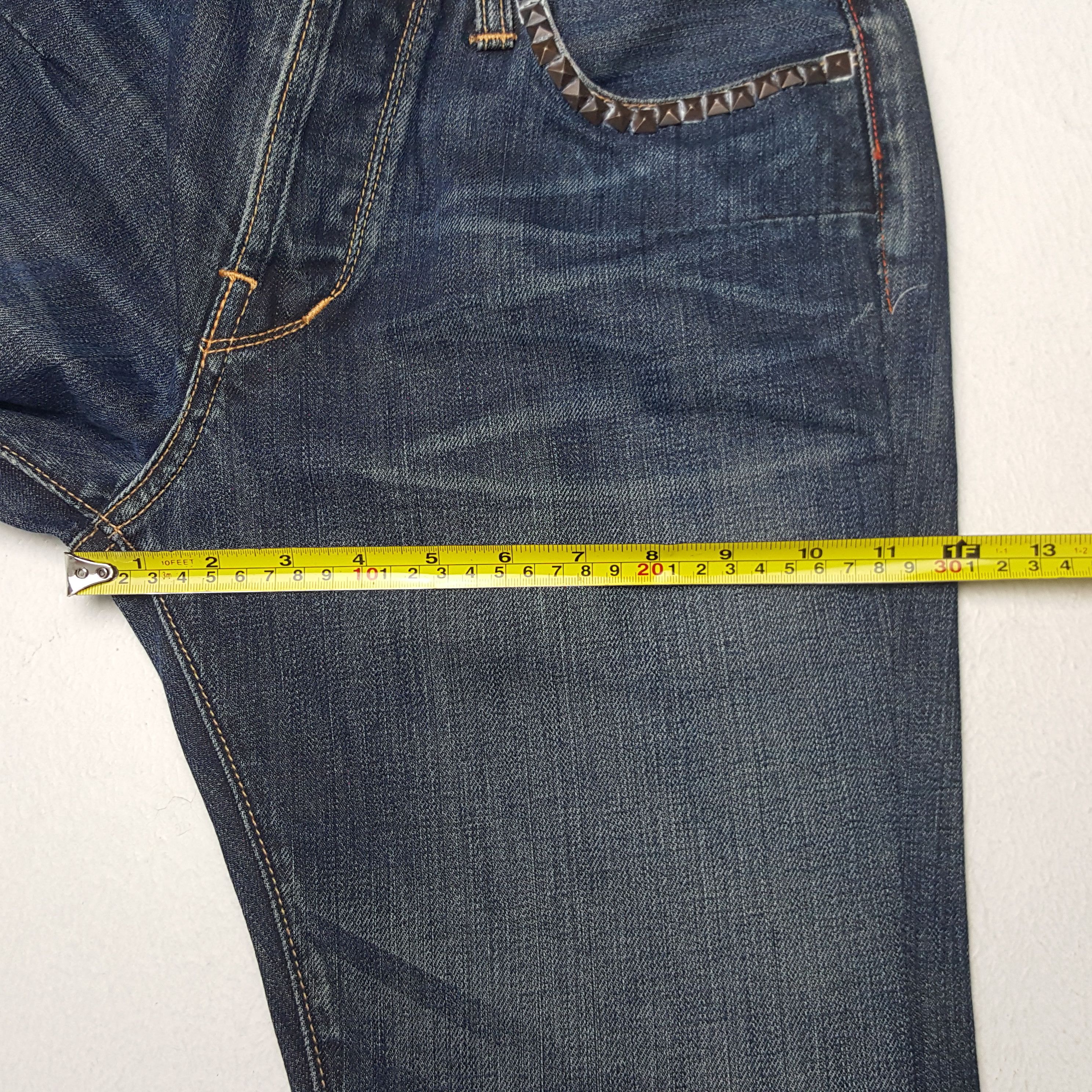 Christian Audigier × Vintage Vintage Christian Audigier Custom Art Logo Denim Jeans Size US 30 / EU 46 - 9 Thumbnail