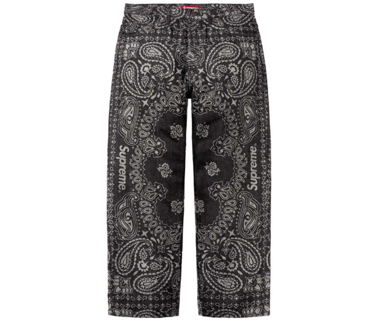 Supreme Supreme Bandana Jacquard Baggy Jean - 36 Size US 36 / EU 52 - 1 Thumbnail