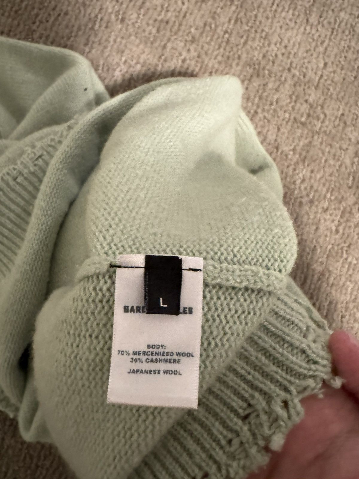 Bare Knuckles Bare Knuckles cropped sweater Size US L / EU 52-54 / 3 - 3 Thumbnail