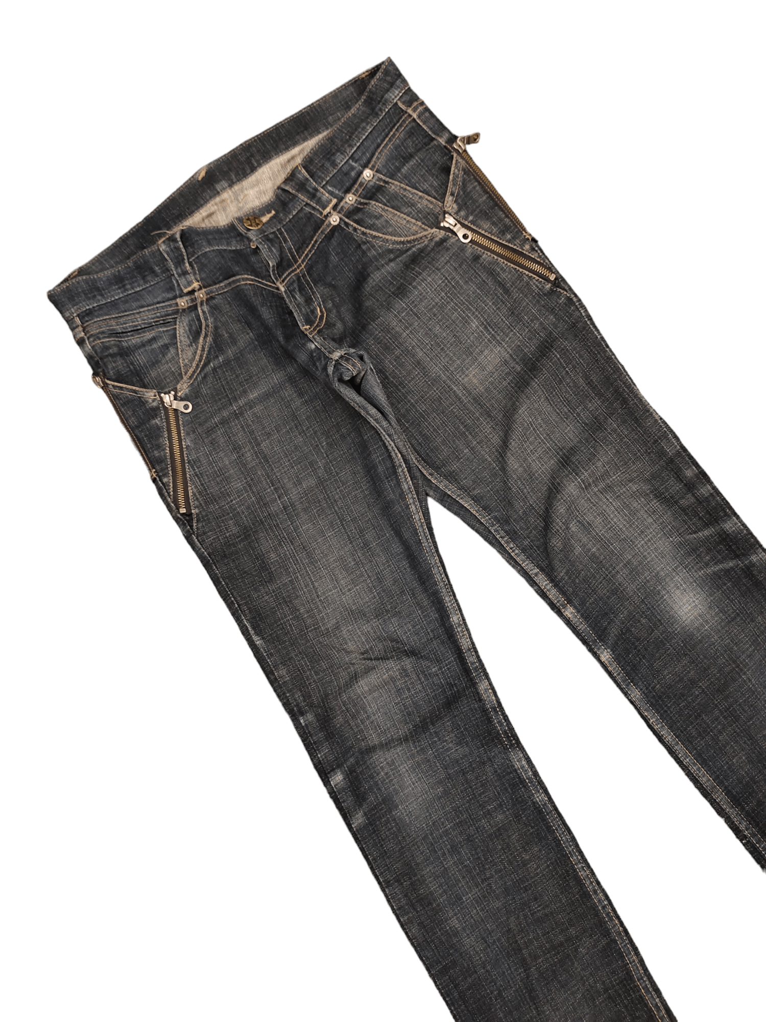 PPFM Ppfm Multi Zipper Pocket Denim Jeans Undercovers Style Size US 34 / EU 50 - 6 Thumbnail