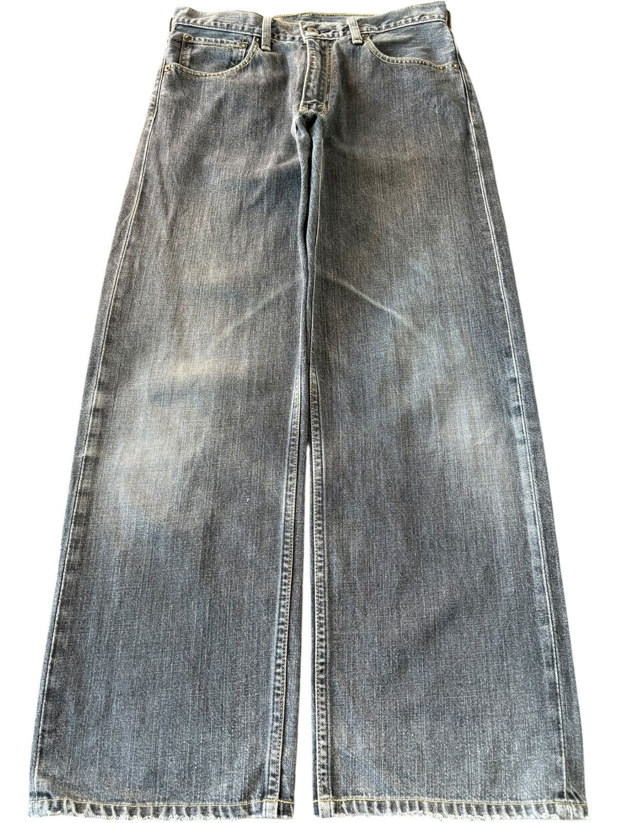 Levi's Vintage 90s Levis 503 Black Distressed Baggy Jeans Size US 32 / EU 48 - 1 Thumbnail