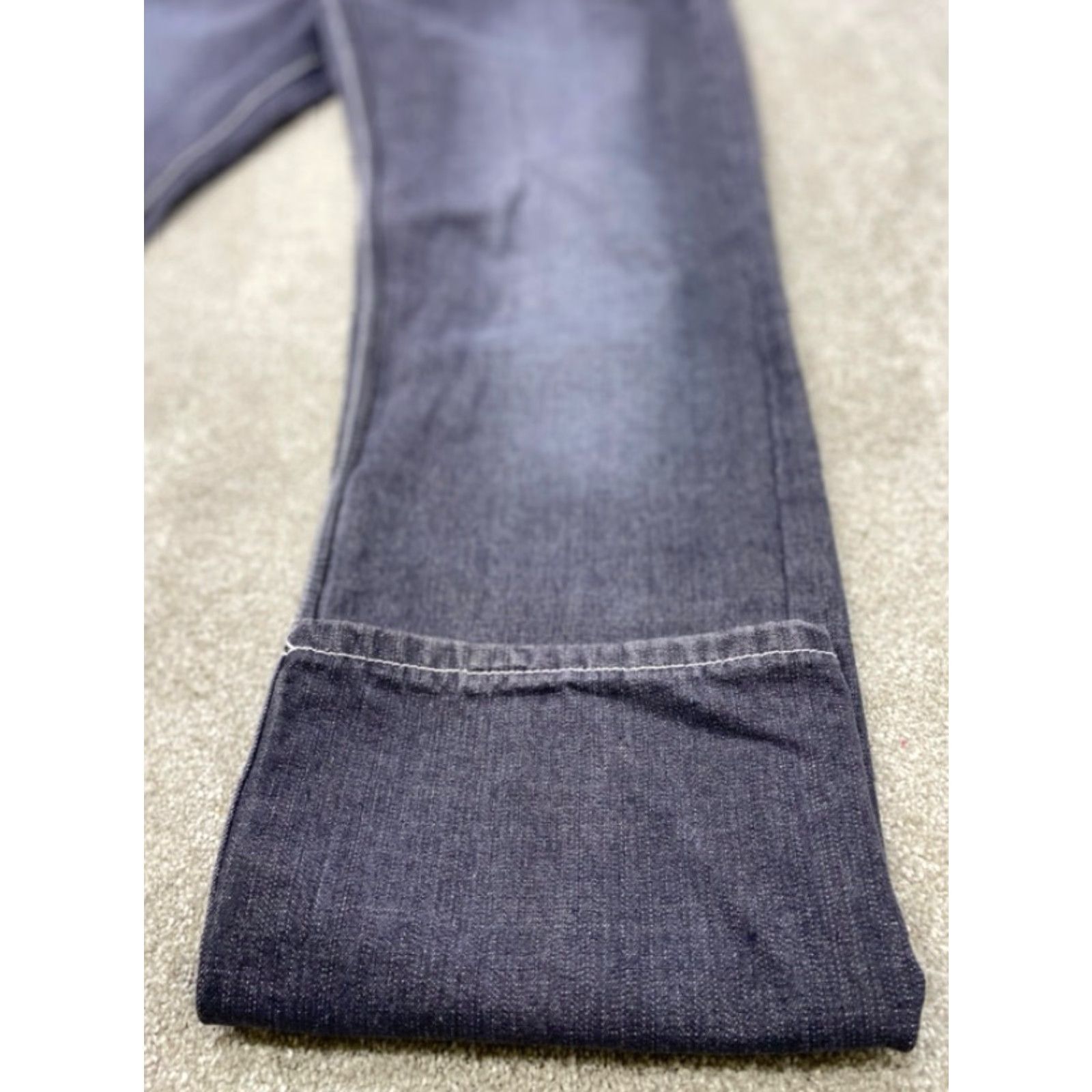 Vintage Mecca Jeans Mens 34x34 Blue Denim Slim Fit Straight Leg Embroidered Pockets Size US 34 / EU 50 - 3 Thumbnail