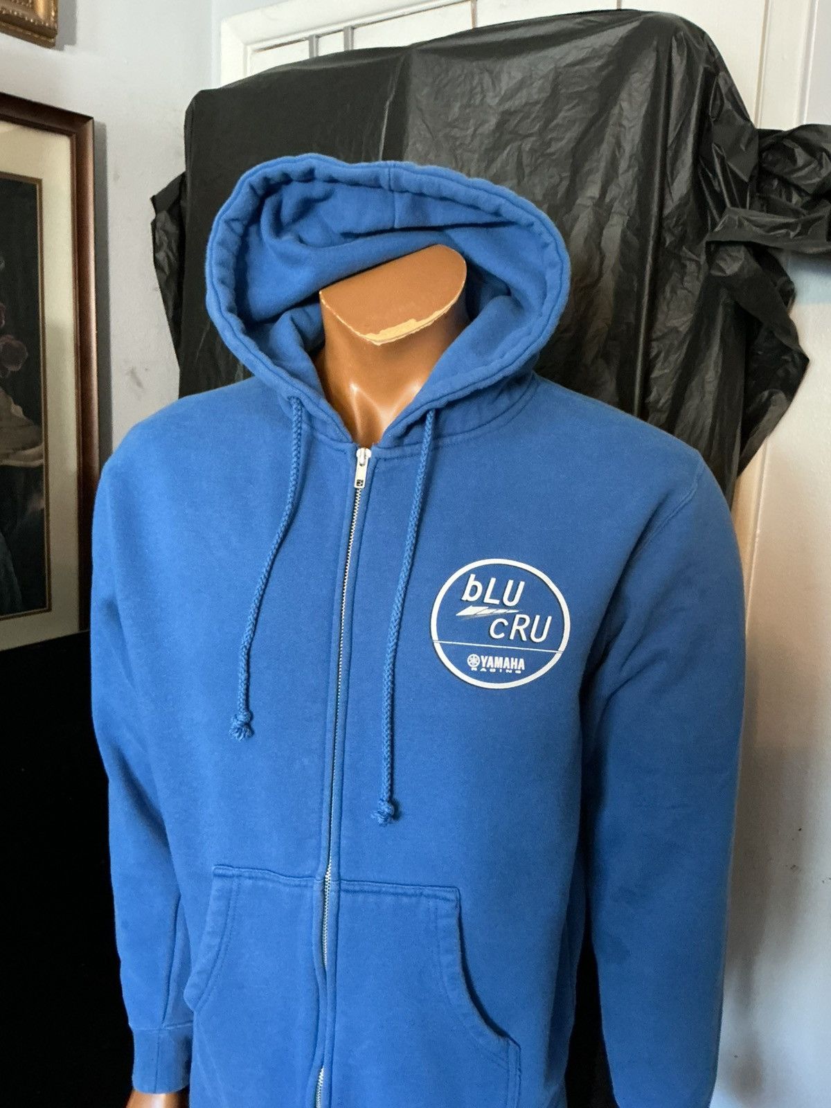 Yamaha Yamaha Racing Blu Cru Motorsports MX Dirt Bike Zip Hoodie Size US M / EU 48-50 / 2 - 13 Thumbnail