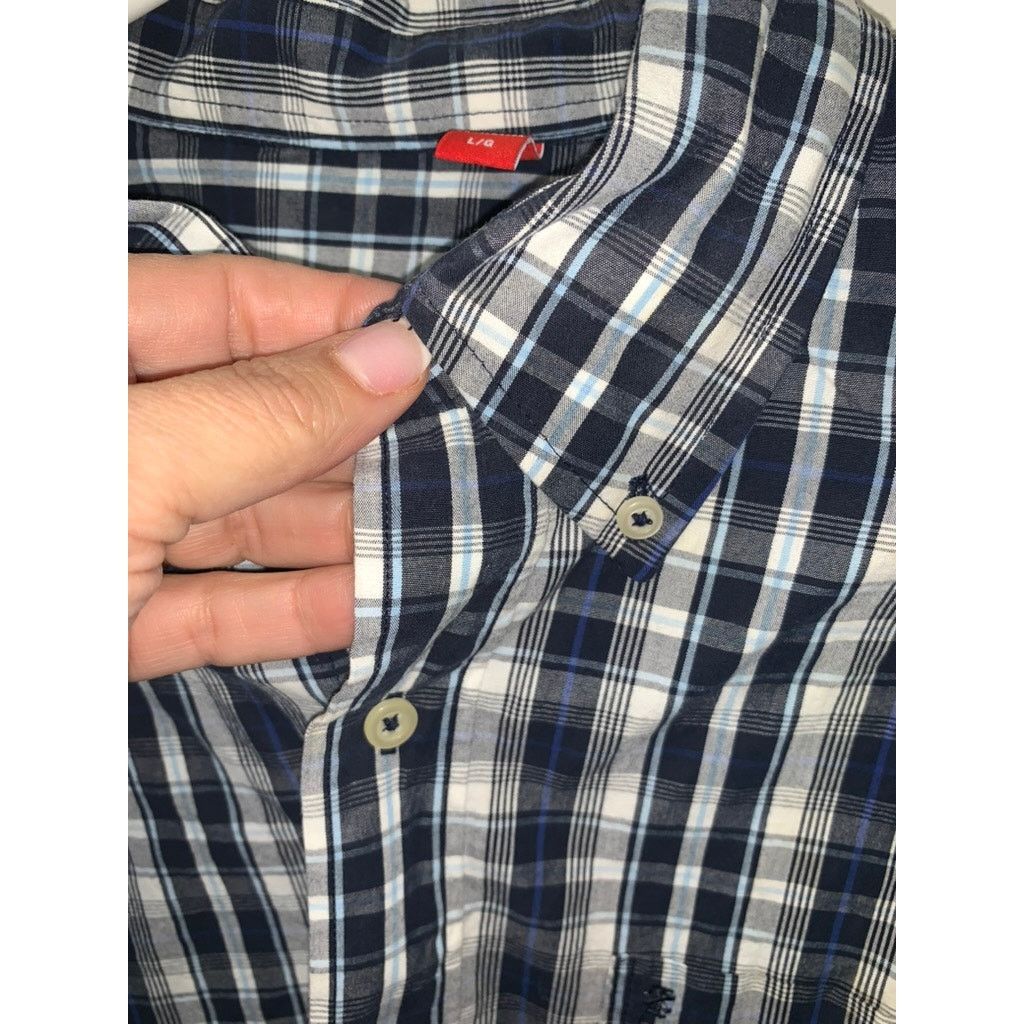 The Unbranded Brand Set of 2 Men's Large Plaid Long Sleeve Button-Up Shirt Size US L / EU 52-54 / 3 - 6 Thumbnail