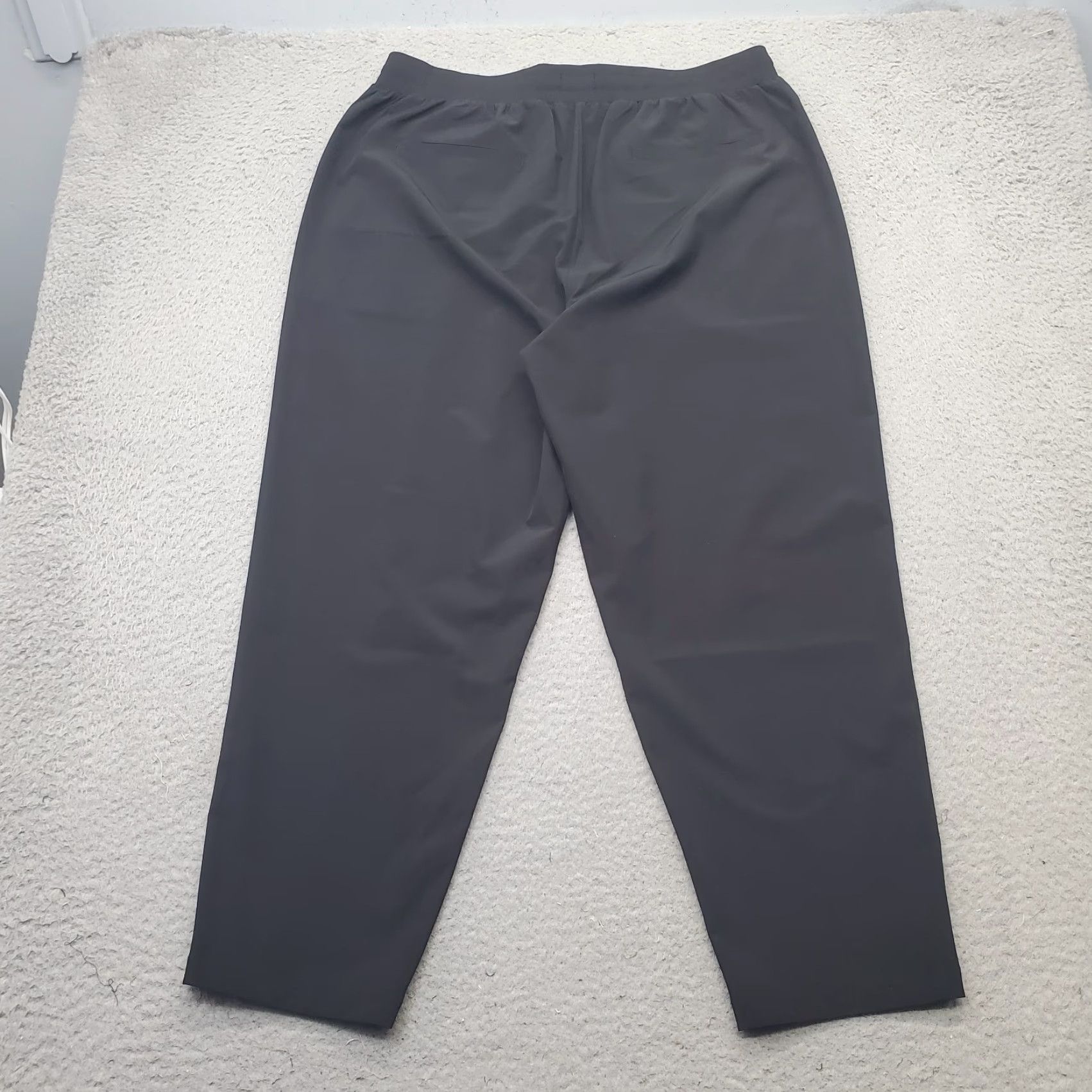 Lou & Grey Lou & Grey Sweatpants Womens Size L Black Stretch Drawstring Waist Straight Leg Size 36" / US 14 / IT 50 - 2 Thumbnail