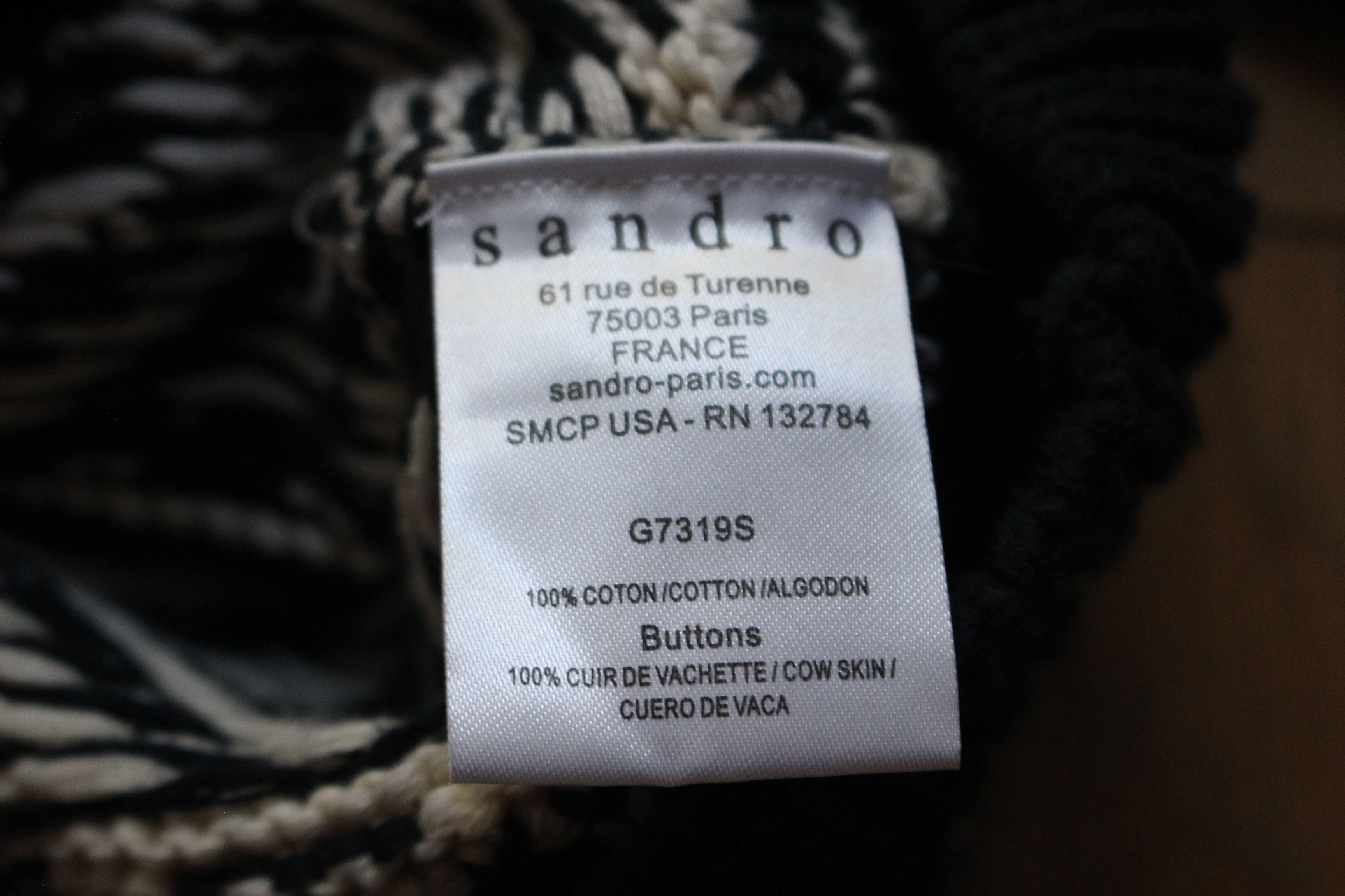 Sandro Heavy Cardigan Size US XL / EU 56 / 4 - 6 Thumbnail