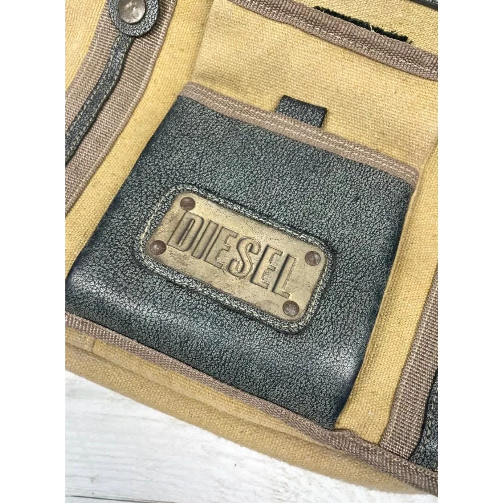 Diesel VINTAGE Diesel Shoulder Bag 90s Men Beige Medium Bag, 90s, Shoulder, Casual, Travel, Workwear, Beige, Diesel, Men Size ONE SIZE - 3 Thumbnail