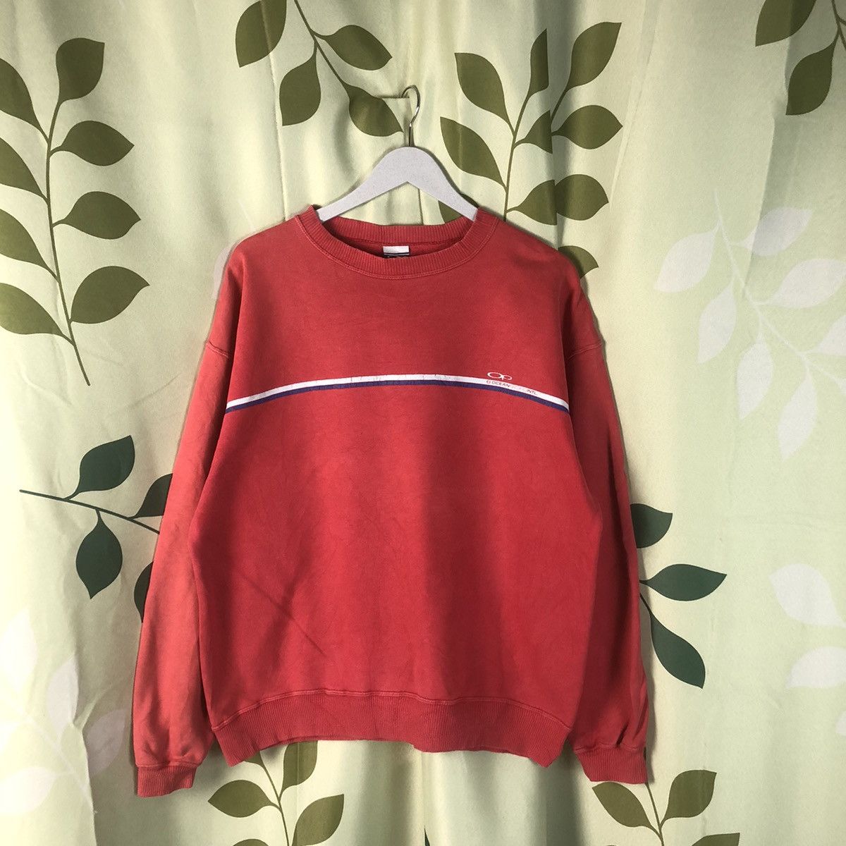 image of Ocean Pacific Vintage Surf Red Sweathshirt 7432, Men's (Size Medium)