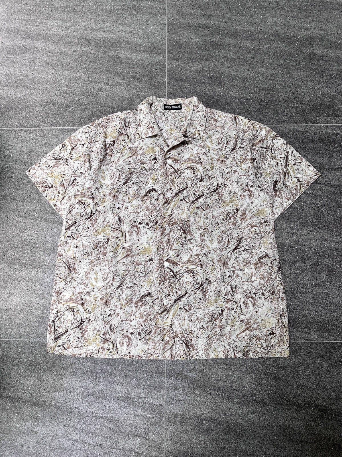 Issey Miyake Painter Camp Collar Shirt Size US M / EU 48-50 / 2 - 2 Thumbnail