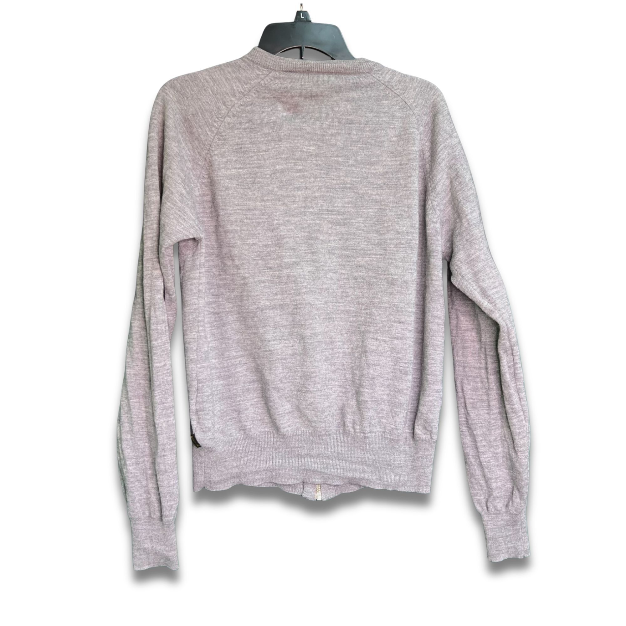Paul Smith PAUL SMITH Jeans Gray Knit Bomber Jacket With Gold Zipper Ri Size US XL / EU 56 / 4 - 3 Thumbnail