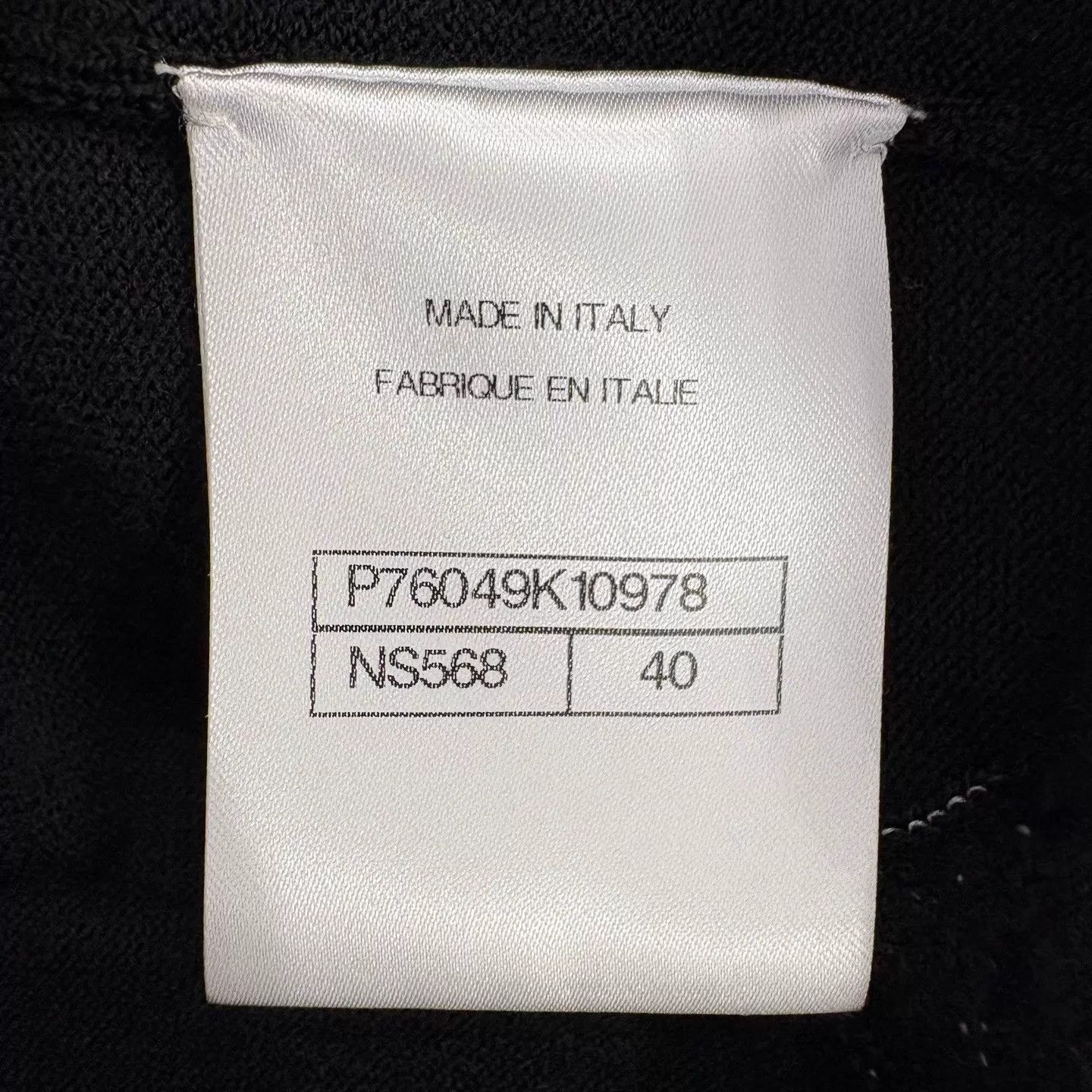 Chanel Chanel Black Camellia Bow Off-the-shoulder Knit Top Size S / US 4 / IT 40 - 4 Thumbnail
