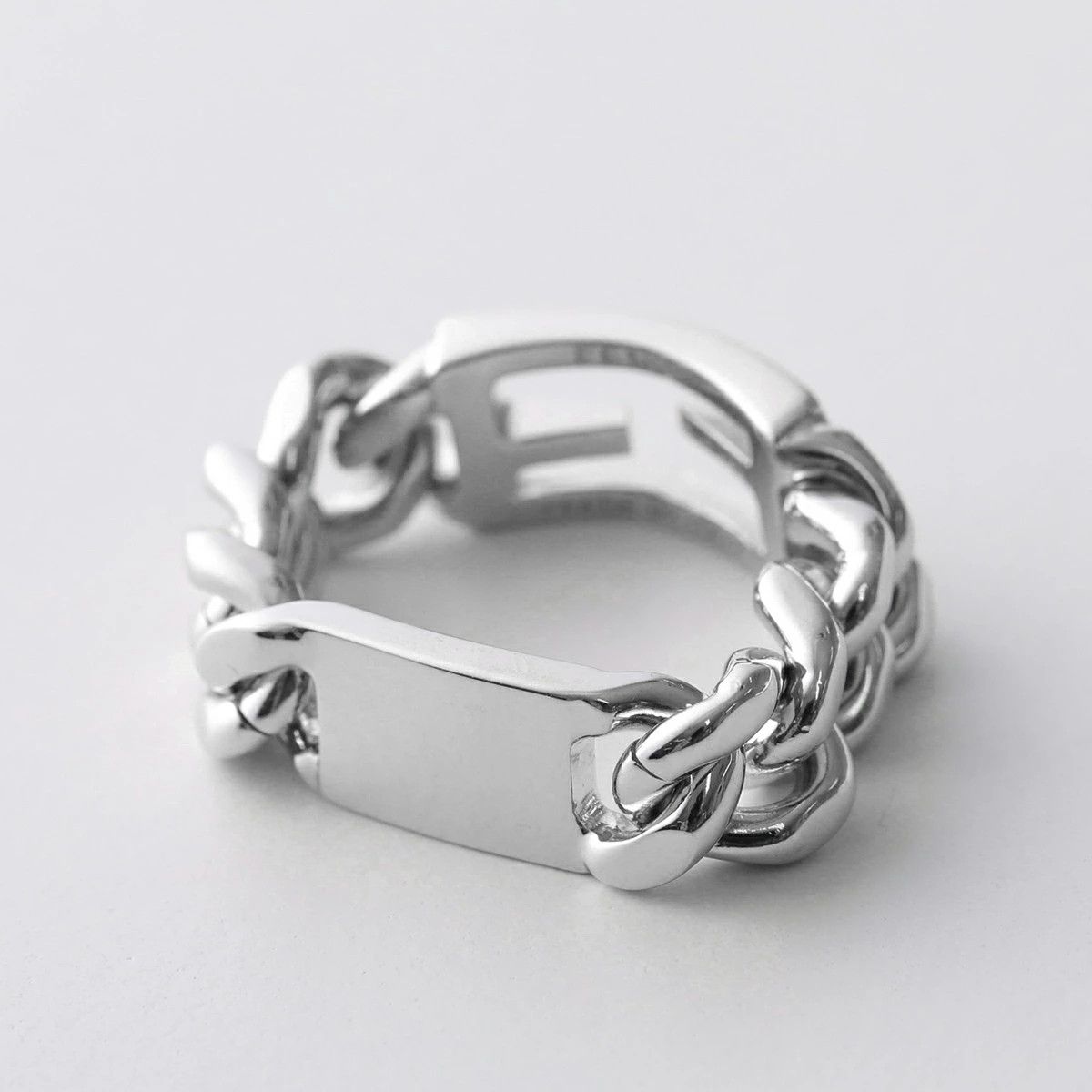 Fendi o1B3y1r0326 Size : OS / Baguette Ring in Silver Size ONE SIZE - 2 Thumbnail