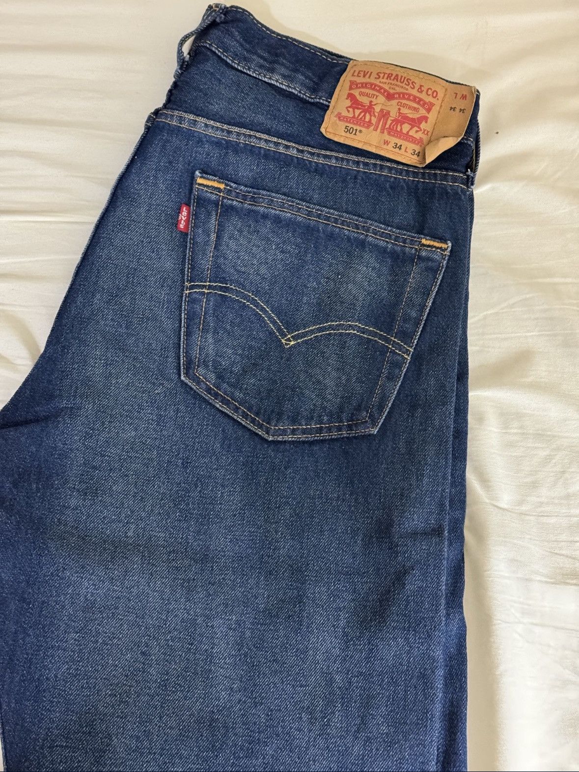 Levi's 34x34 501 Levis Jeans Size US 34 / EU 50 - 1 Thumbnail
