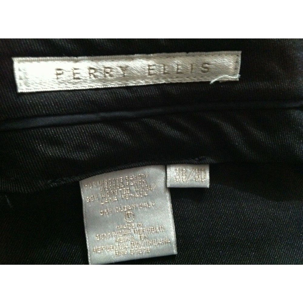 Perry Ellis PERRY ELLIS MENS NEW 70%VISCOSE 30%WOOL DRESS PANTS 38/30 Size 38R - 2 Thumbnail