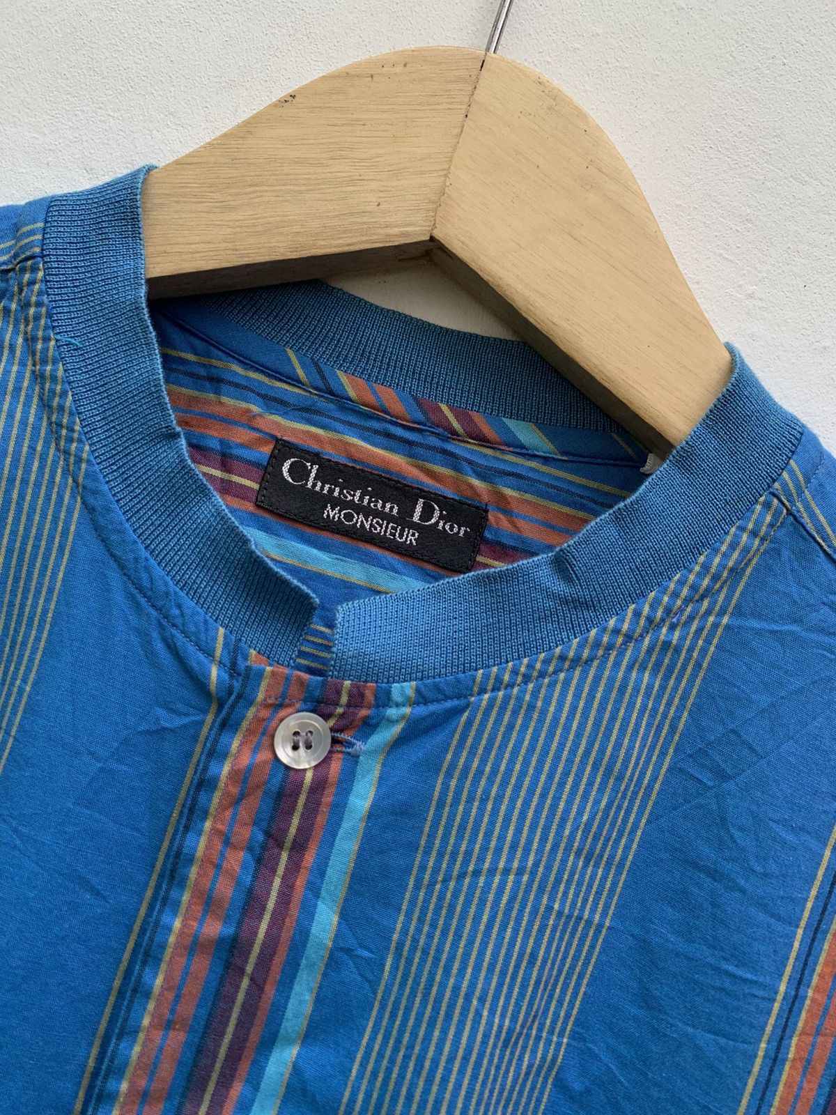 Christian Dior Monsieur Vintage christian dior monsieur shanghai collar shirt Size US M / EU 48-50 / 2 - 3 Thumbnail