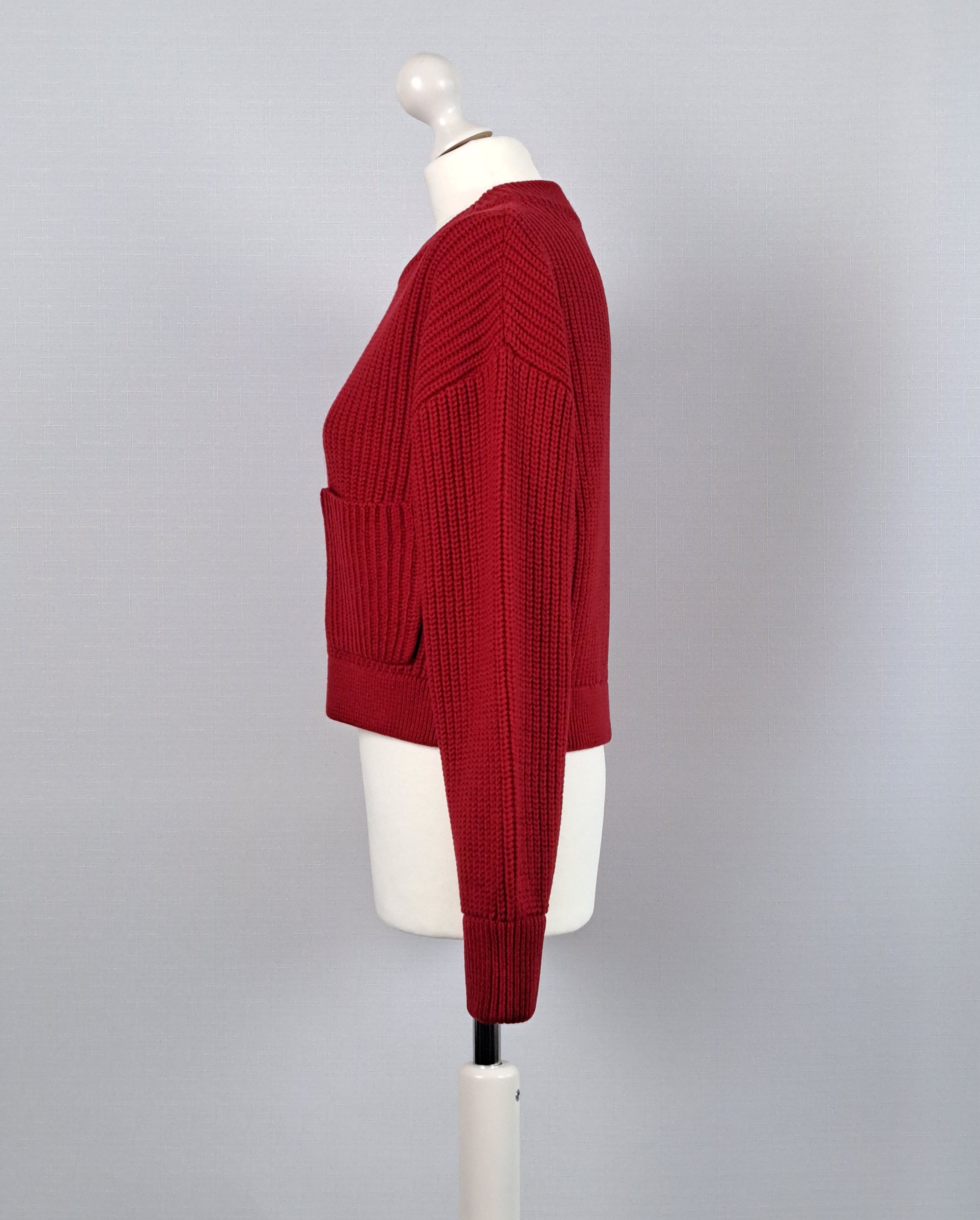 Philosophy di Lorenzo Serafini PHILOSOPHY Di Lorenzo Serafini cropped wool sweater. Size XS / US 0-2 / IT 36-38 - 5 Thumbnail