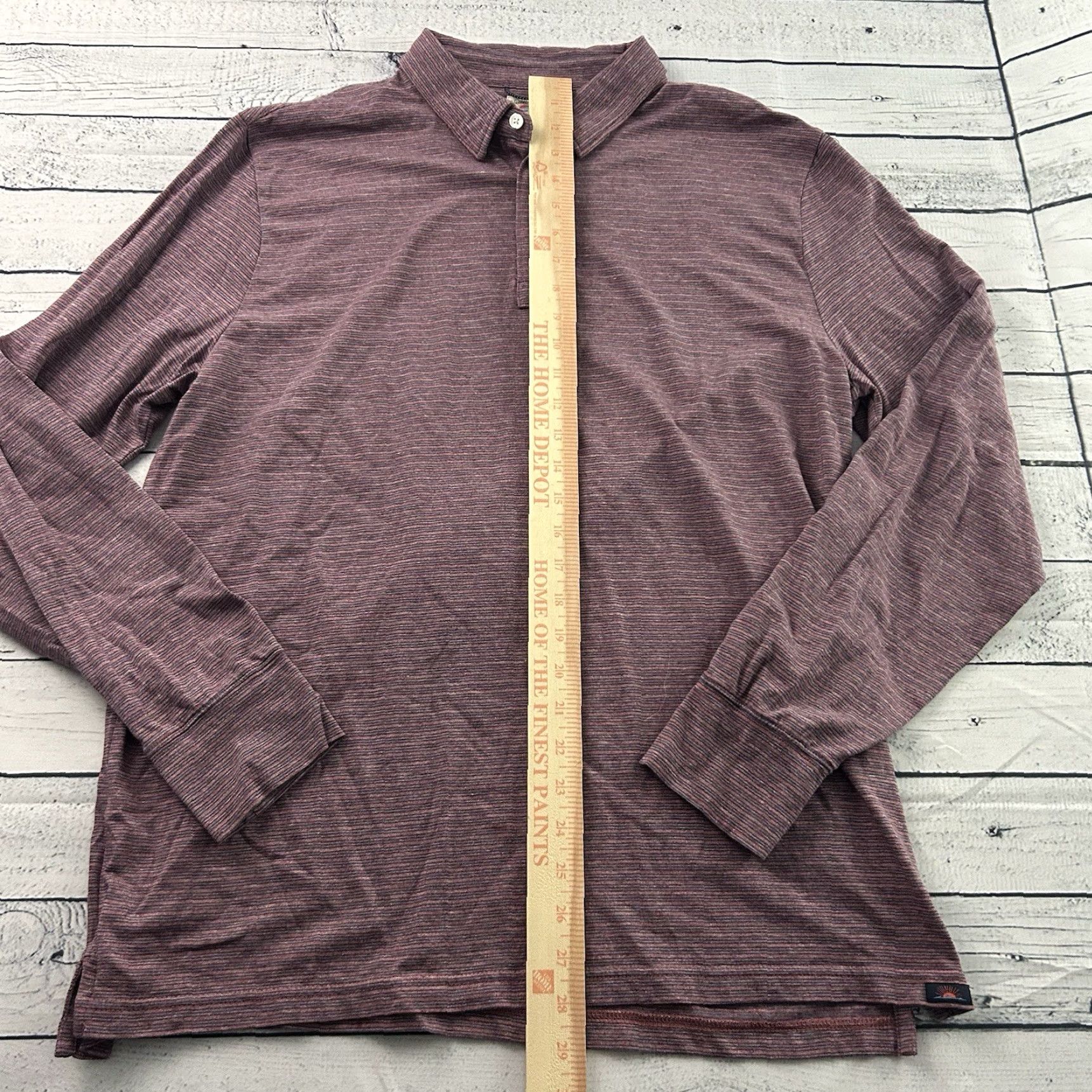 Faherty Faherty Long Sleeve Button-Up Shirt Men XL Blue Pink Qualified: Rugby Shirt Size US XL / EU 56 / 4 - 3 Thumbnail