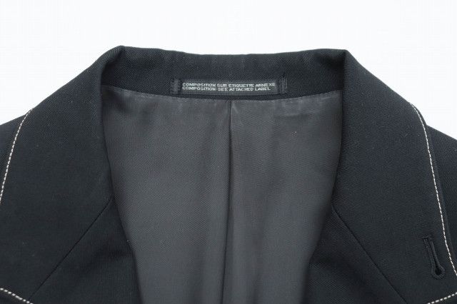 Yohji Yamamoto YOHJI YAMAMOTO POUR HOMME 97AW Wool Tailored Jacket Size US M / EU 48-50 / 2 - 3 Thumbnail