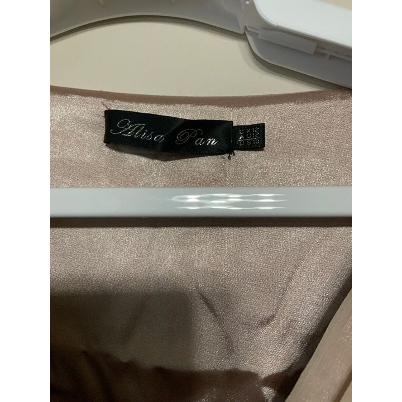 Other NWT - Alisa Pan Women's Rhinestone Bowtie V Neck Dress Size M / US 6-8 / IT 42-44 - 3 Thumbnail