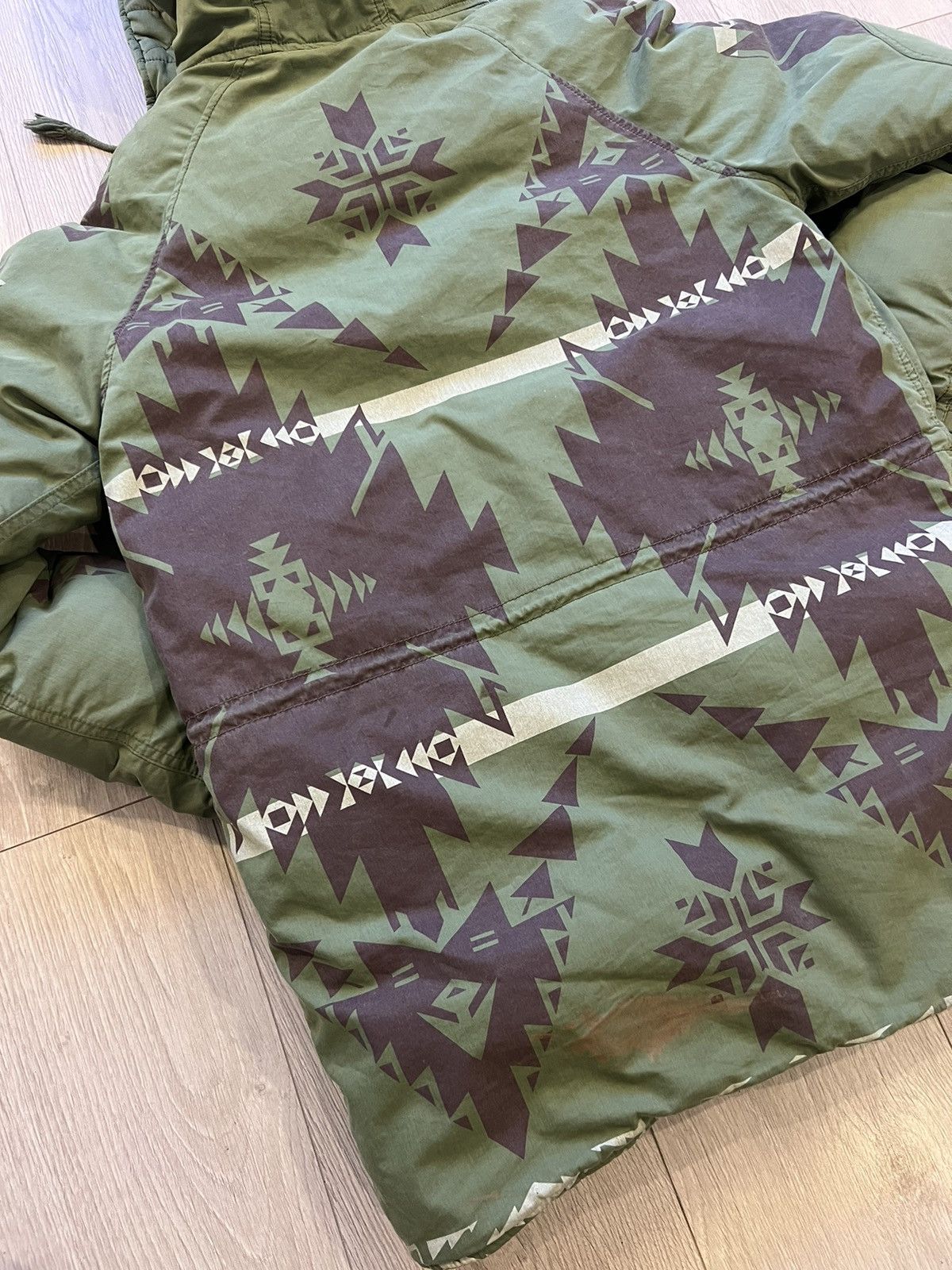 Polo Ralph Lauren × Vintage Vintage Polo Ralph Lauren Denim Supply Aztec Heavy Jacket Size US M / EU 48-50 / 2 - 6 Thumbnail