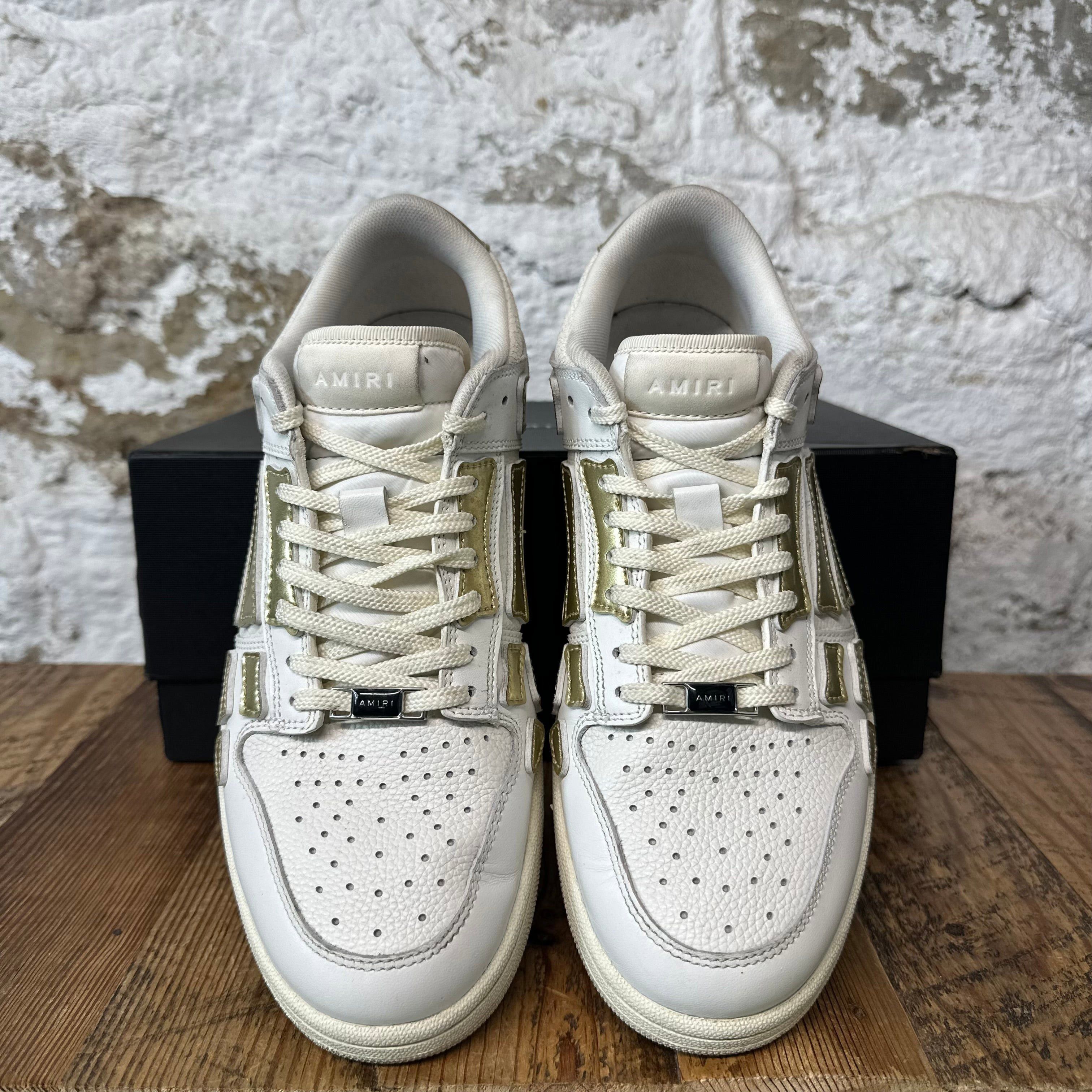 Amiri Amiri Gold Skeleton White Sneaker Sz 10 (43) Size US 10 / EU 43 - 3 Thumbnail