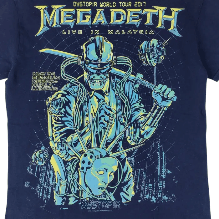 Megadeth Megadeth Dystopia World Tour 2017 in Malaysia Band Tshirts Size US S / EU 44-46 / 1 - 3 Thumbnail
