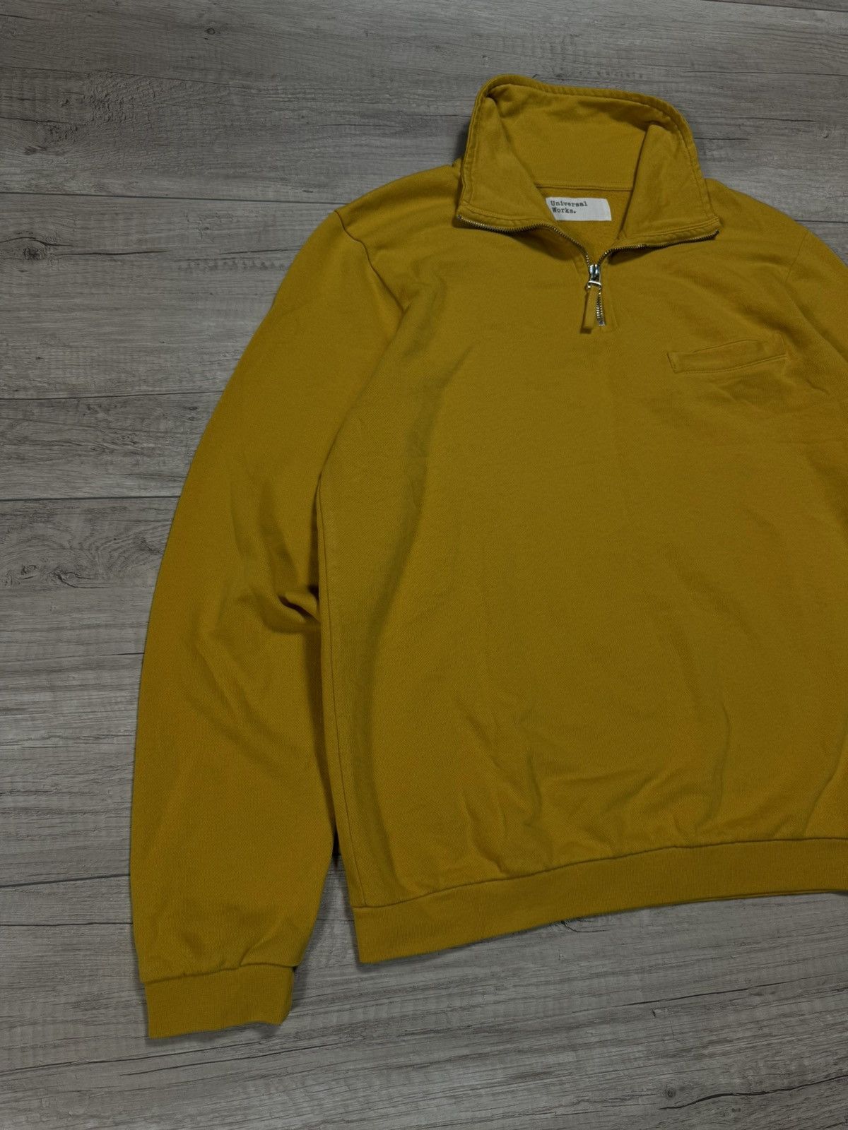 Universal Works UNIVERSAL WORKS DIAGLOOPBACK ZIP NECK SWEATSHIRT Size US M / EU 48-50 / 2 - 2 Thumbnail