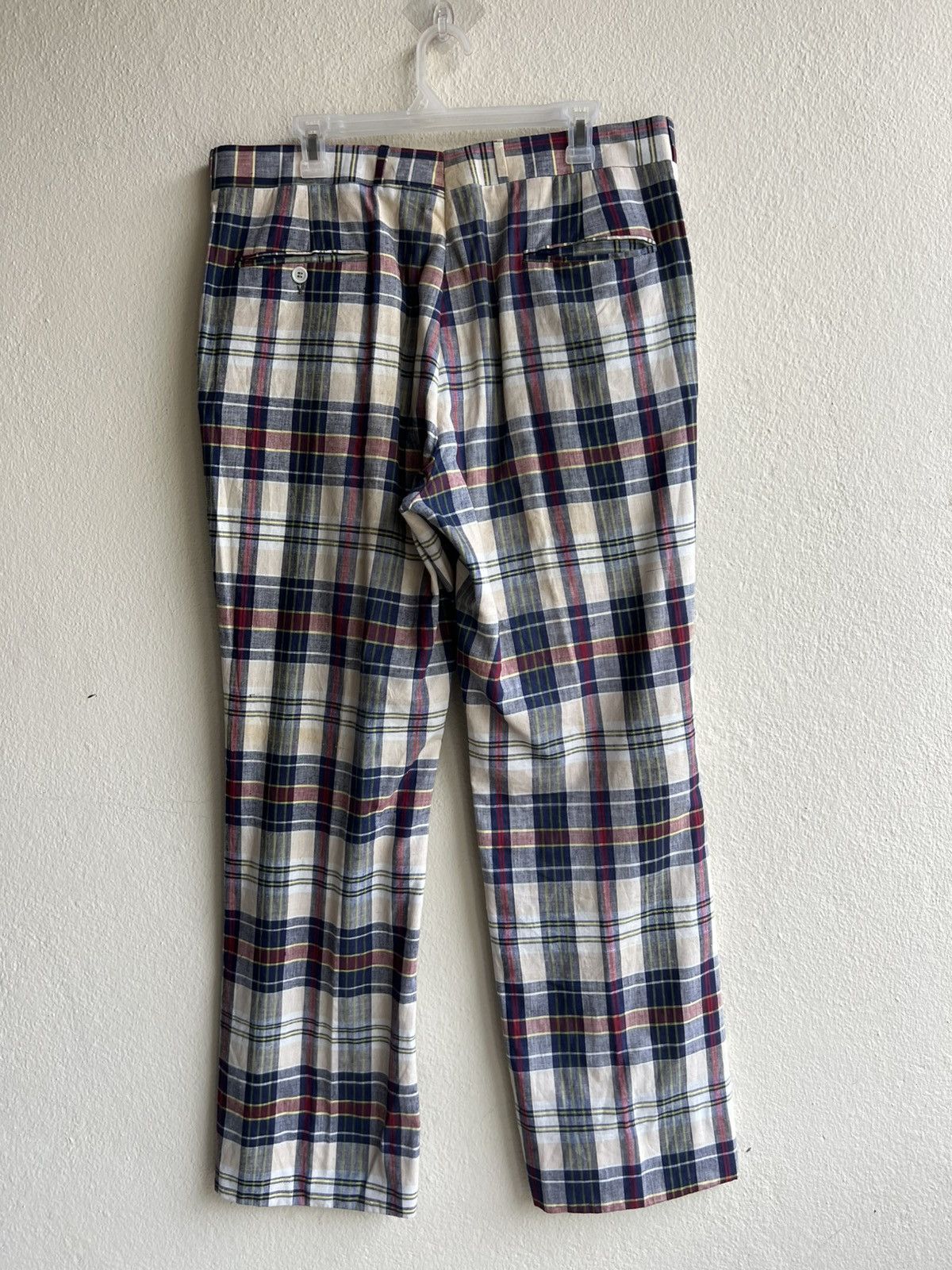 Corbin 60s 70s Hand Woven India Madras by Corbin Talon Zip Trouser Size US 36 / EU 52 - 25 Thumbnail