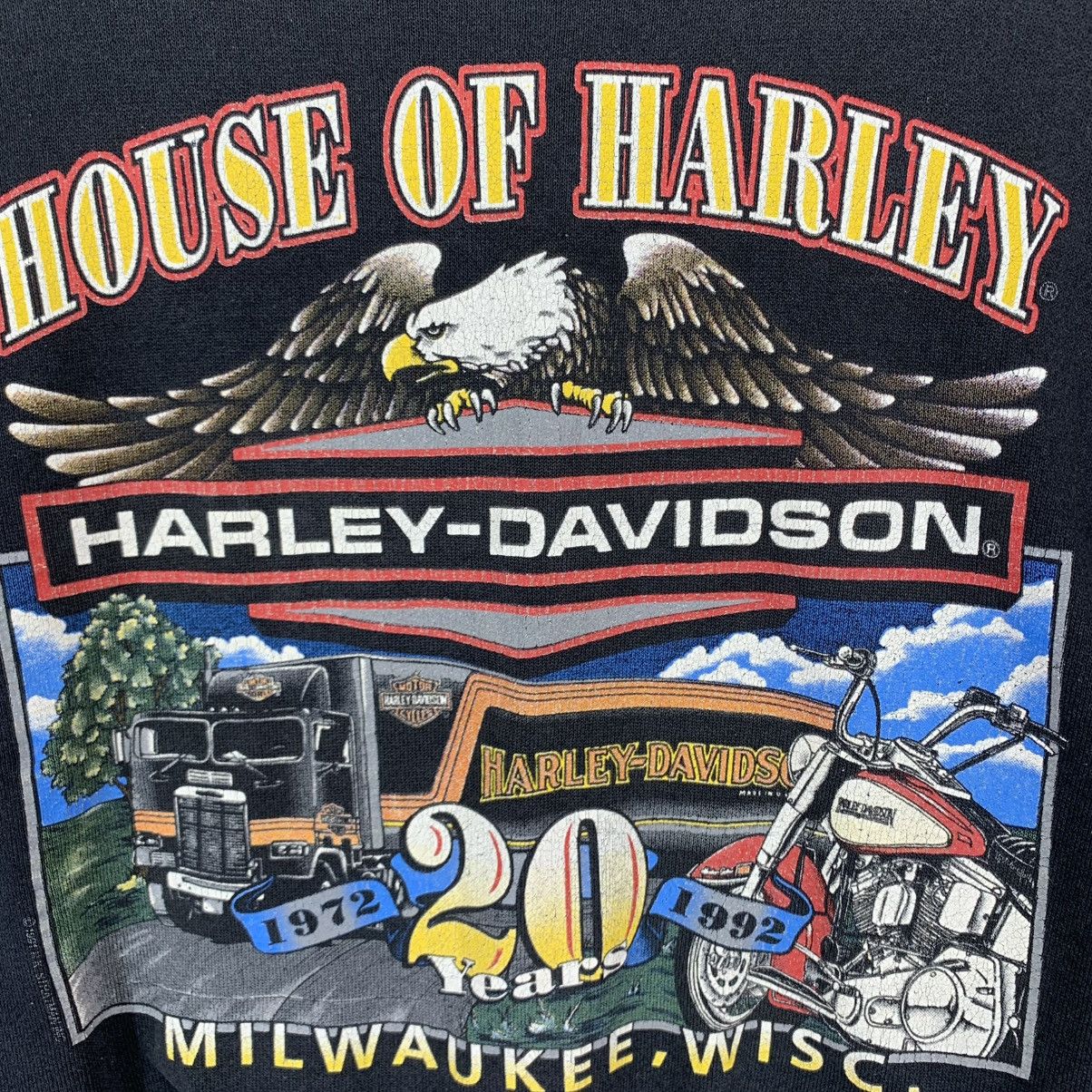 Harley Davidson × Vintage 90s HARLEY DAVIDSON MOTORCYCLE HOUSE MILWAUKEE Size US L / EU 52-54 / 3 - 6 Thumbnail