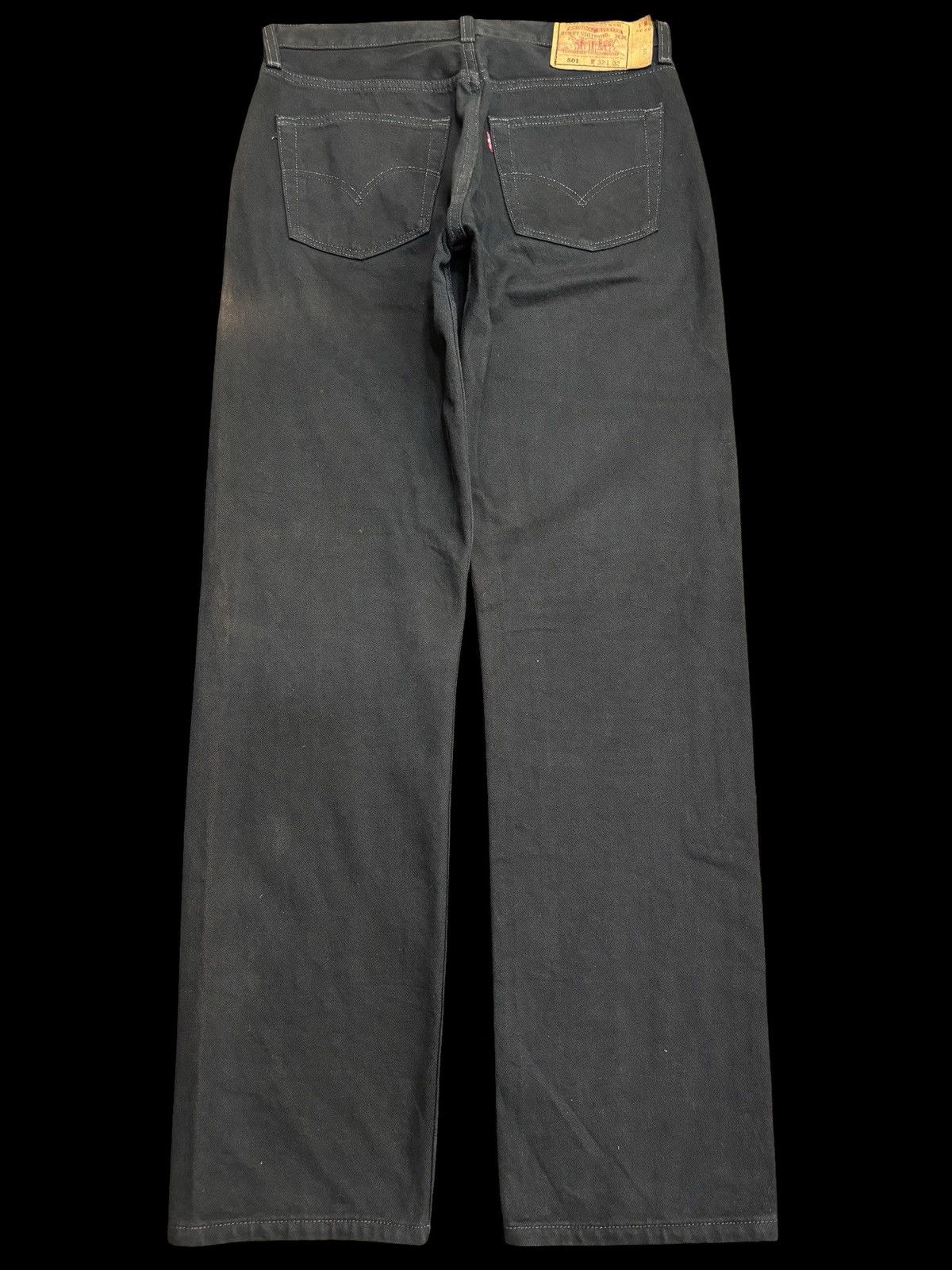Levi's Vintage Clothing 💥90s💥Vintage Levis 501 Original Cut Superblack Denim F605 Size US 31 - 2 Thumbnail