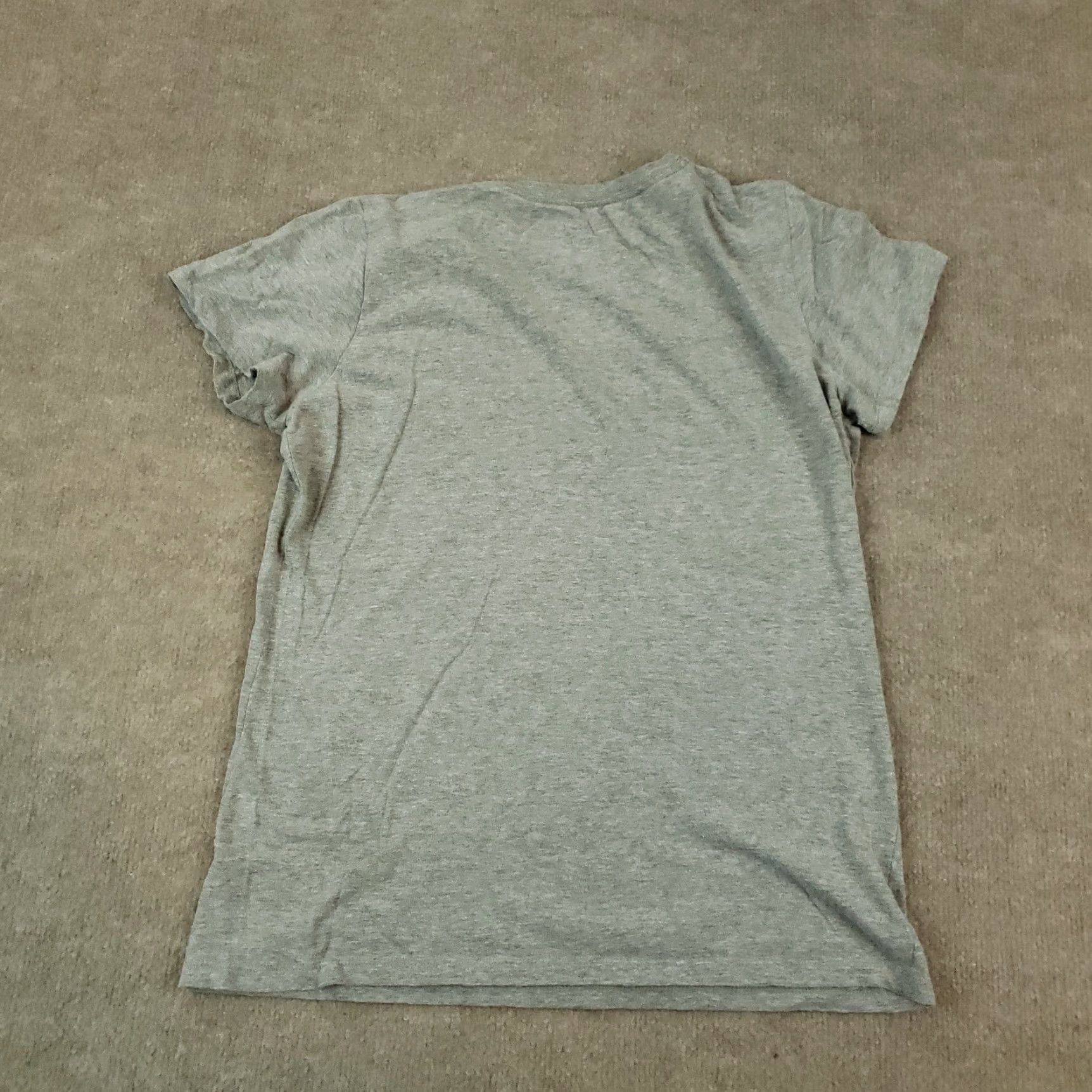 Nike Nike Dri-Fit T-Shirt Women's Large Gray Slim Fit Short Sleeve Size L / US 10 / IT 46 - 7 Thumbnail