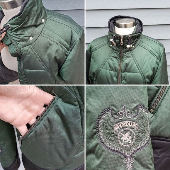 Vintage Vintage 90s y2k Sportalm Kitzbuhel Green Ski Pants and Winte Size M / US 6-8 / IT 42-44 - 4 Thumbnail