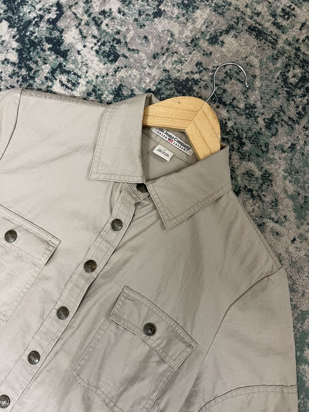 Polo Ralph Lauren × Vintage Polo Ralph Lauren Shirt Dress Size L / US 10 / IT 46 - 2 Thumbnail