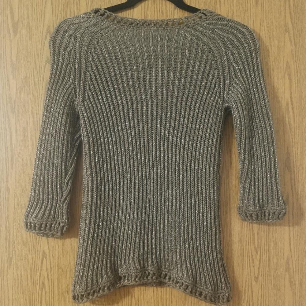 Chicos Chico's 3/4 Sleeve Sweater Size 0 (Small 4) Size S / US 4 / IT 40 - 3 Thumbnail
