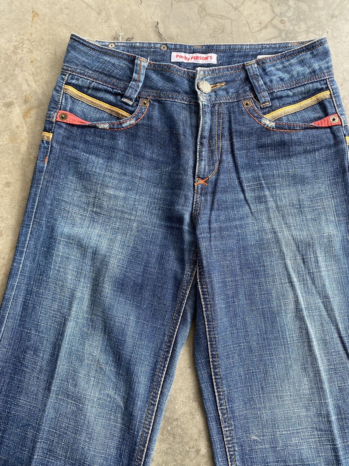 Hysteric Glamour × Japanese Brand × PERSON'S Flare Baggy Japan Person’s Washed Blue p53 Size US 29 - 11 Thumbnail